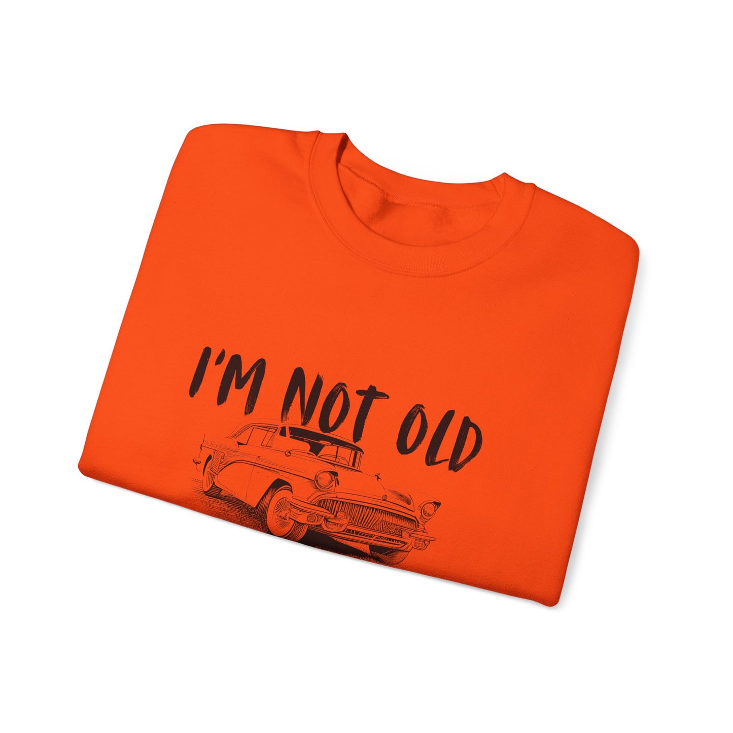 Classic Vibes Unisex Crewneck Sweatshirt - 'I'm Not Old, I'm a Classic'