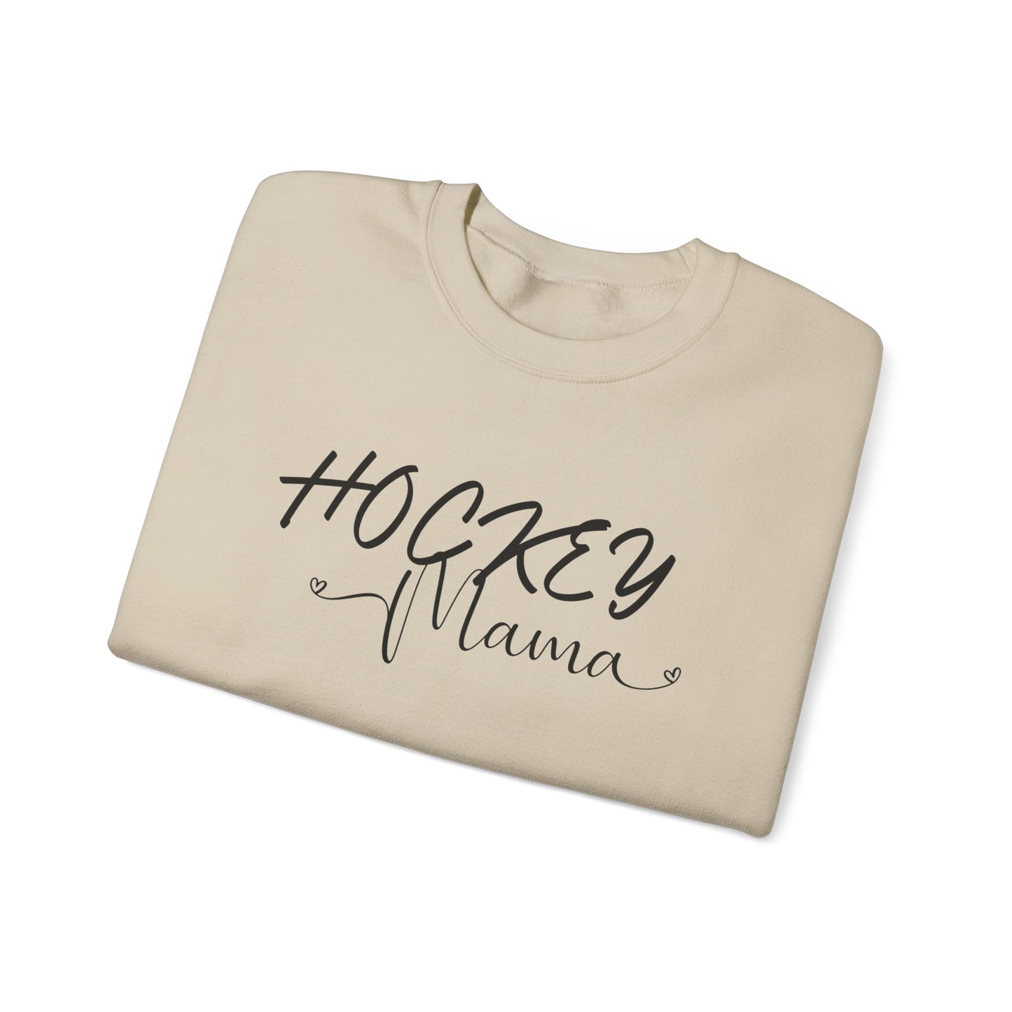 Hockey Mama Crewneck Sweatshirt - Cozy Unisex Pullover for Hockey Lovers