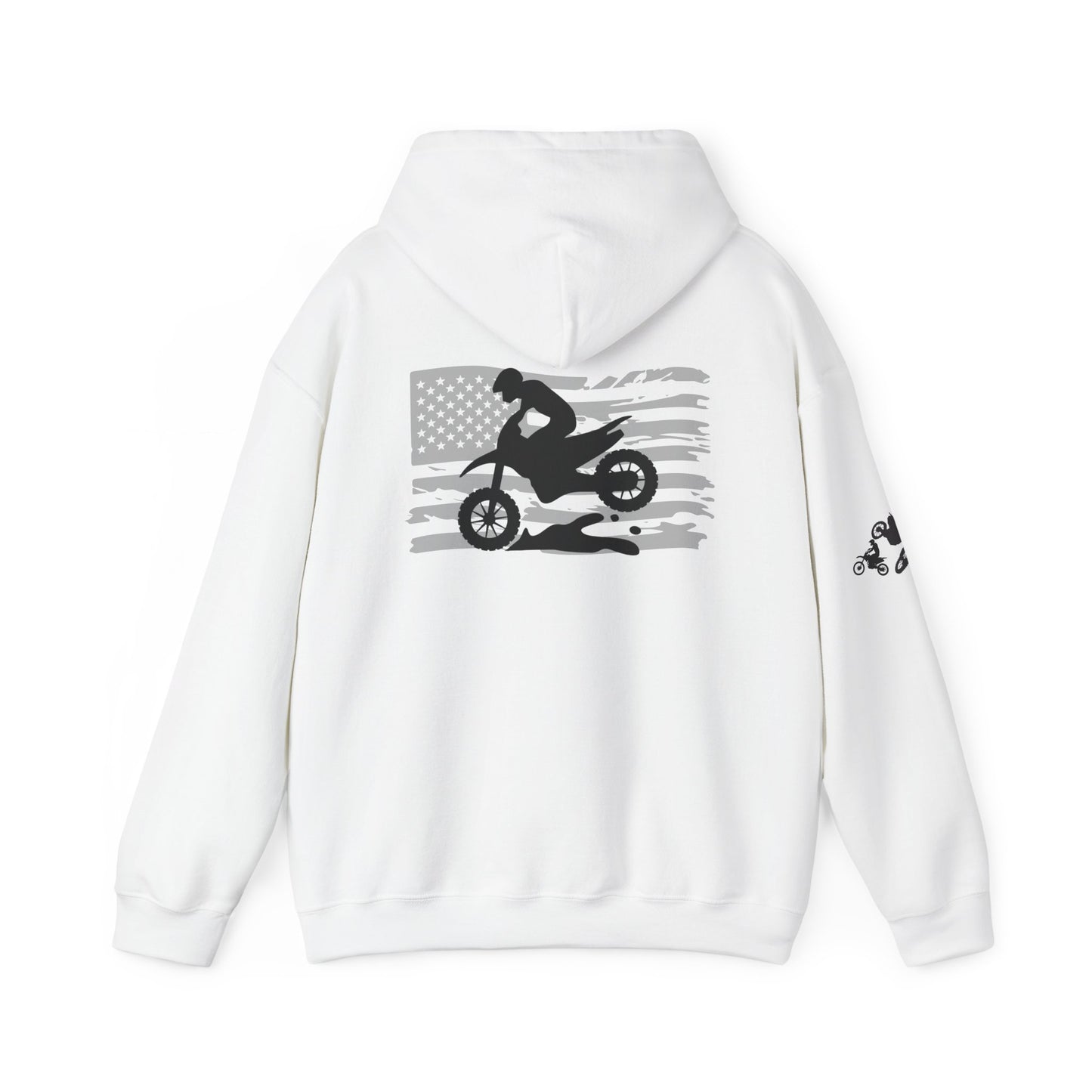 Race Dad Unisex Heavy Blend™ Hoodie - Perfect Gift for Motorbike Enthusiasts