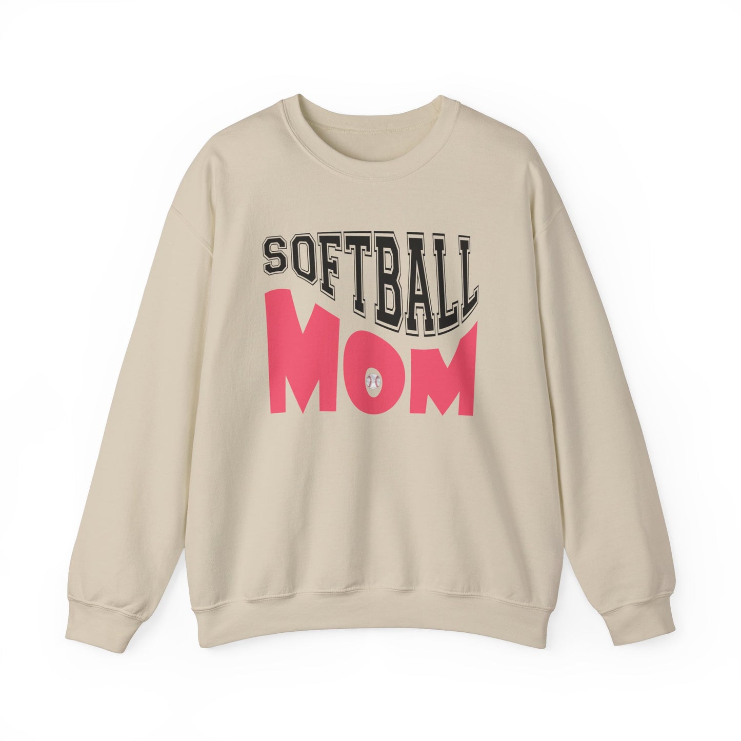 Softball Mom Crewneck Sweatshirt | Unisex Heavy Blend™ | Perfect for Game Days and Celebrations