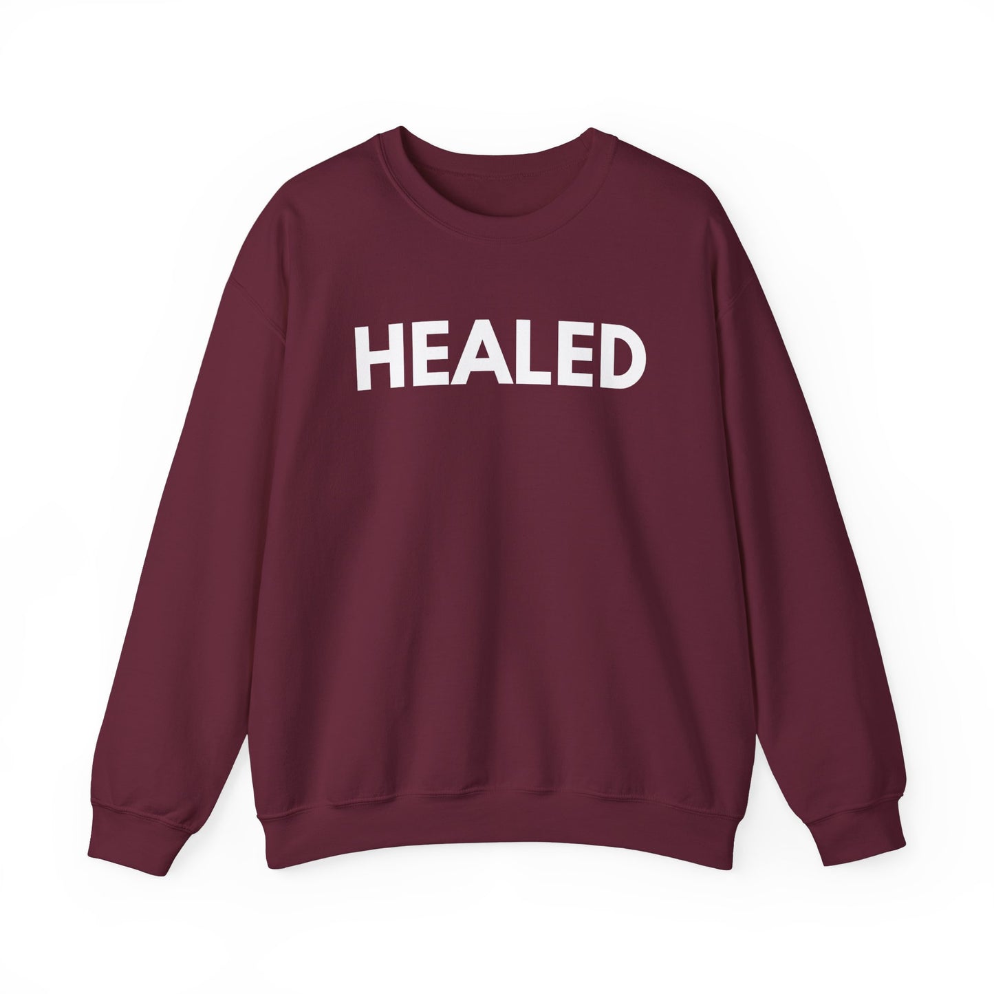 Healed Godly  Unisex Heavy Blend™ Crewneck Sweatshirt - Perfect for Wellness and Self-Care