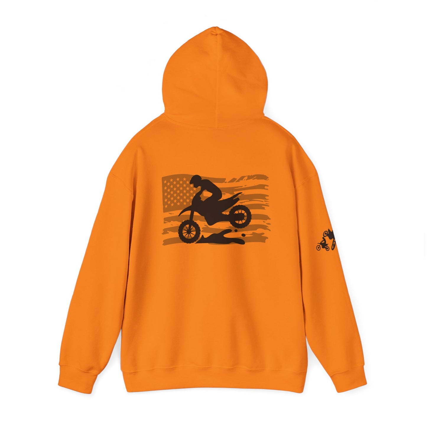 Race Dad Unisex Heavy Blend™ Hoodie - Perfect Gift for Motorbike Enthusiasts