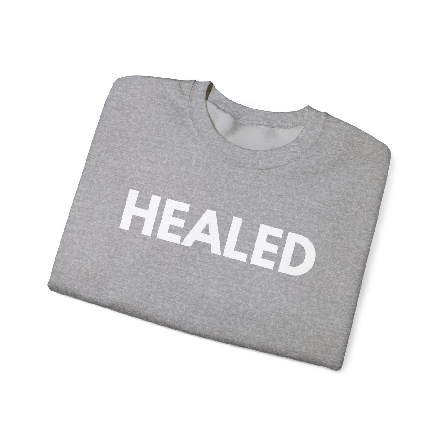 Healed Godly  Unisex Heavy Blend™ Crewneck Sweatshirt - Perfect for Wellness and Self-Care