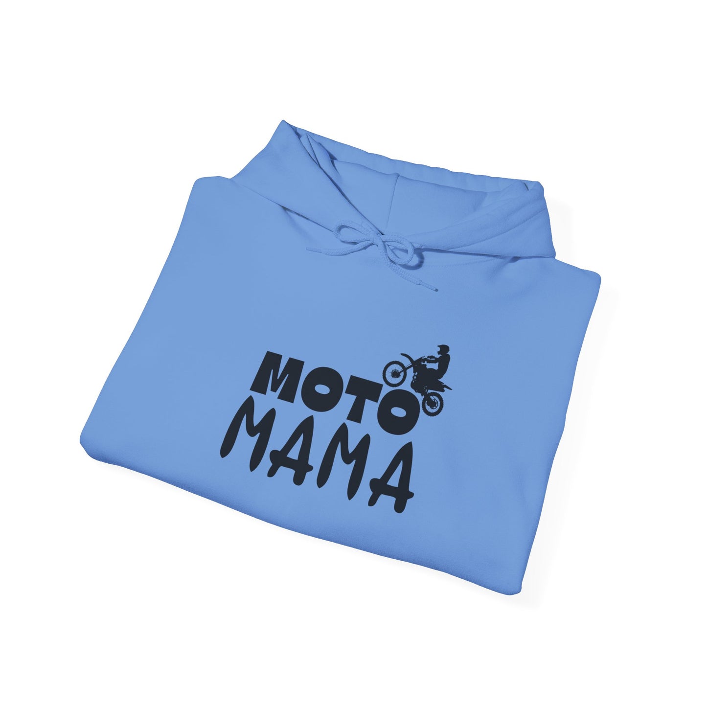 Moto Mama Hoodie | Unisex Heavy Blend Sweatshirt | Perfect for Motorcycle Enthusiasts
