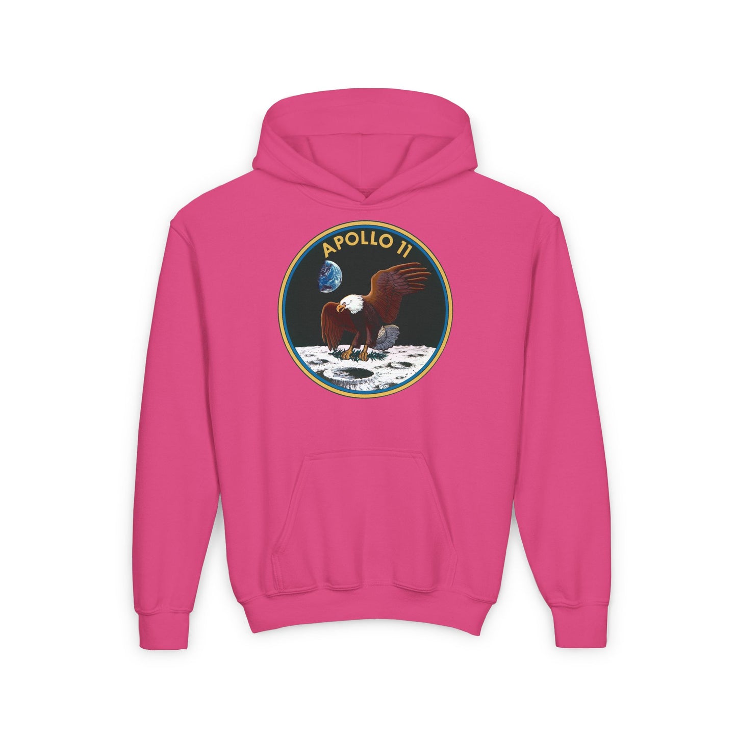 Apollo II Eagle Youth Hoodie - Space Exploration Design