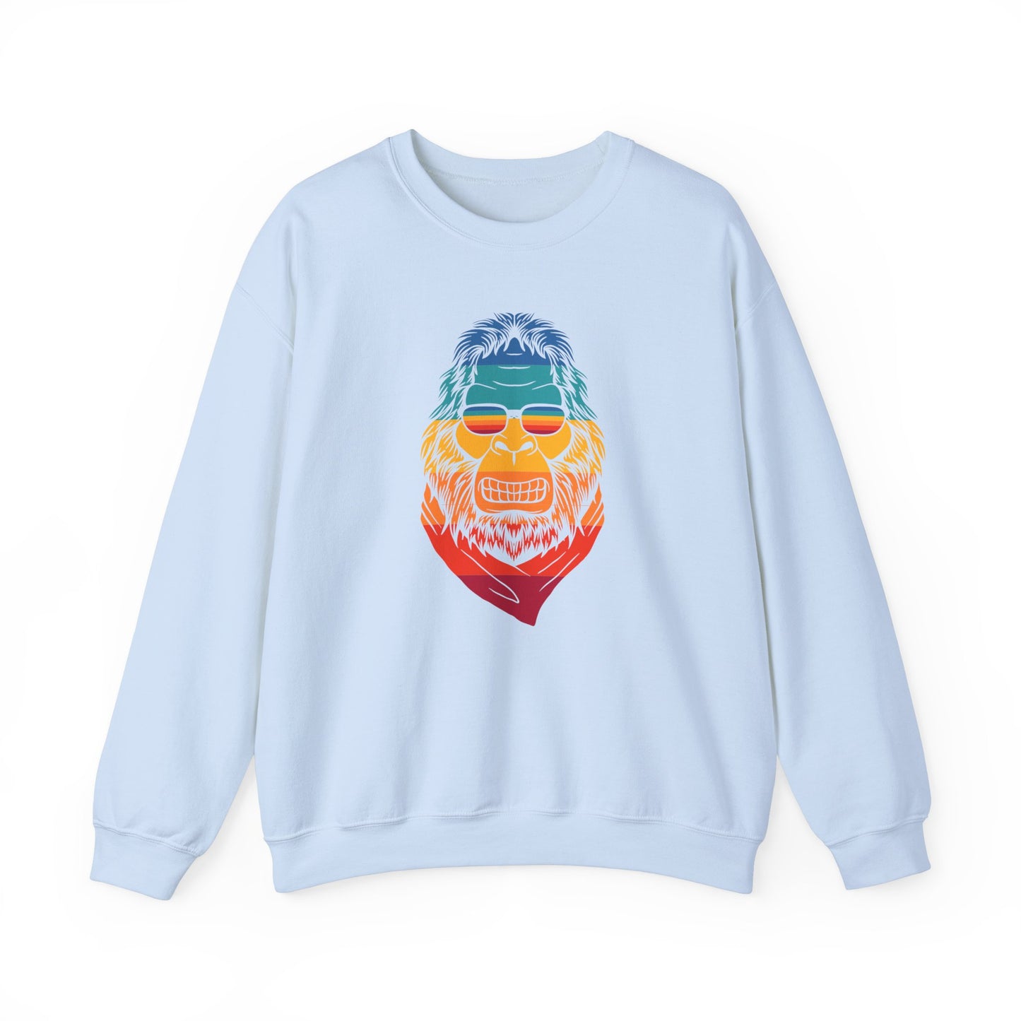 Chill Vibes Sunglass Gorilla Print Unisex Crewneck Sweatshirt