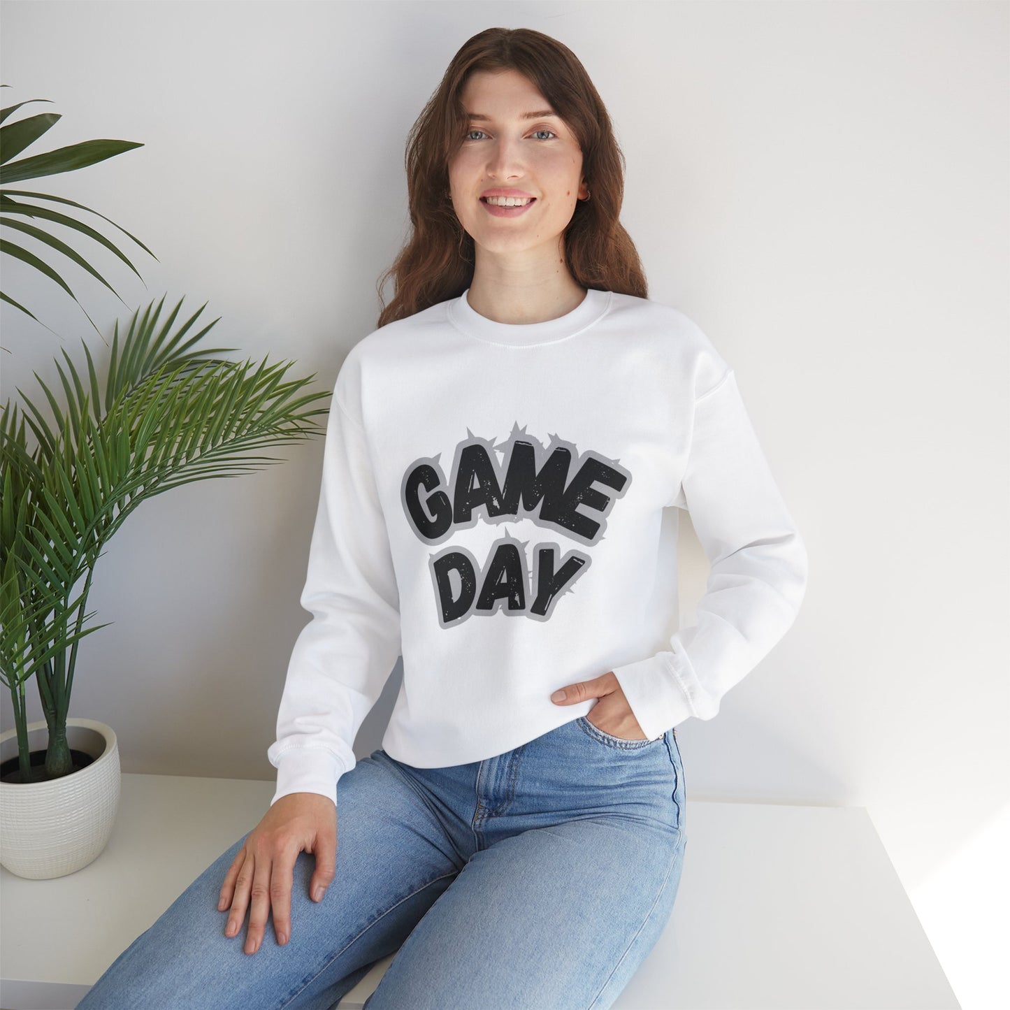 Game Day ink Unisex Heavy Blend Crewneck Sweatshirt - Perfect for Sports Fans