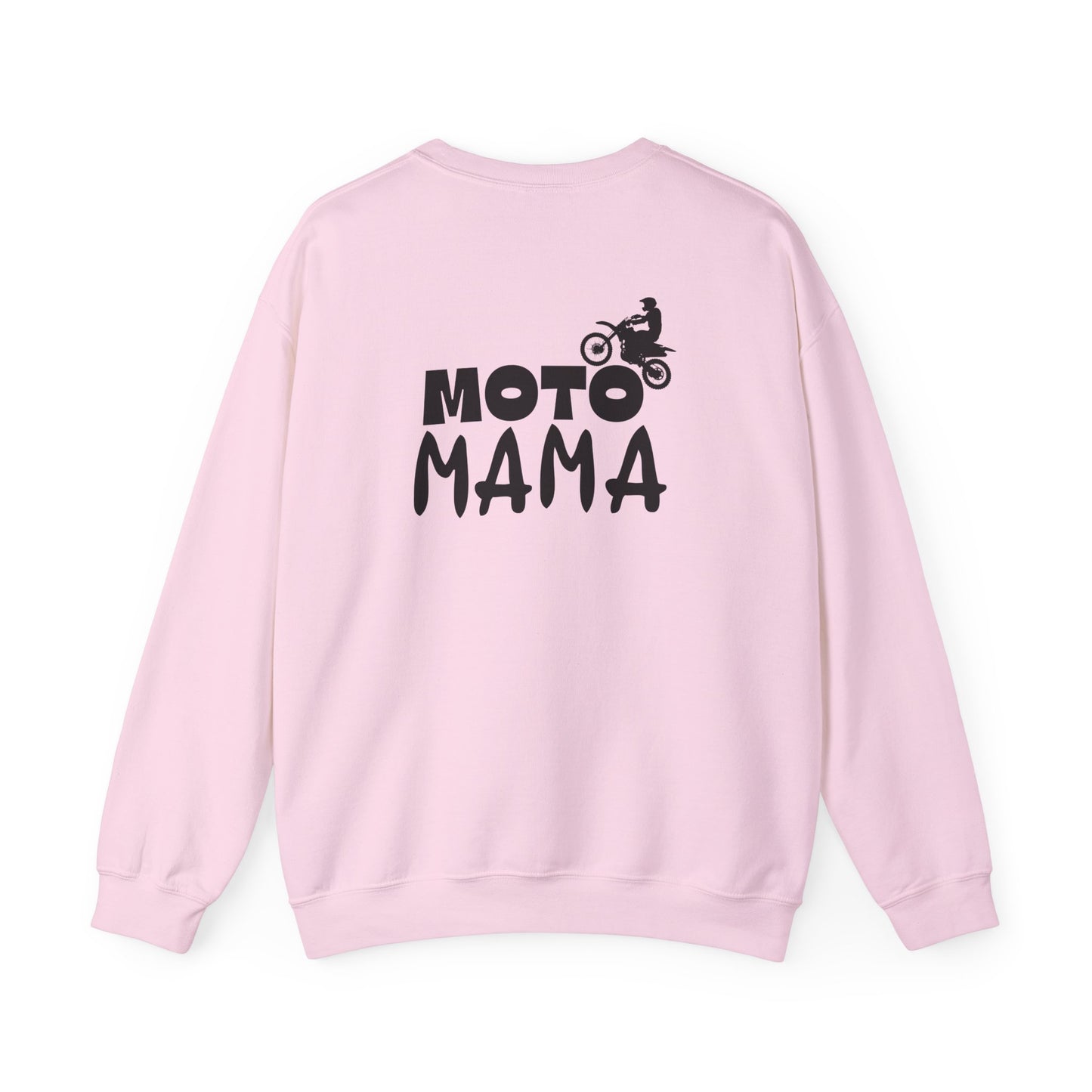 Moto Mama Unisex Heavy Blend™ Crewneck Sweatshirt - Perfect Gift for Motorcycle Moms