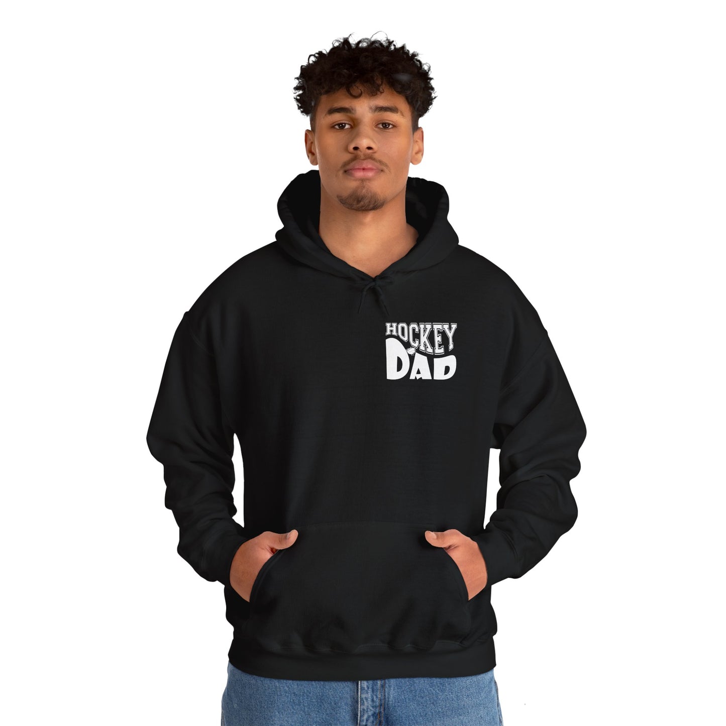 *** #90 STARKEY CUSTOM SAMPLE ONLY *** Dark color Jersey Player Hockey Dad Hoodie