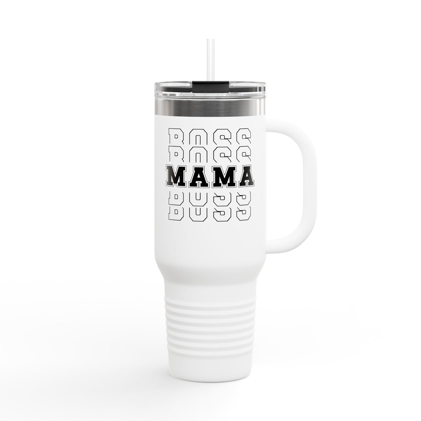 Boss Mama Insulated Travel Mug 40oz - Perfect for Moms on the Go!