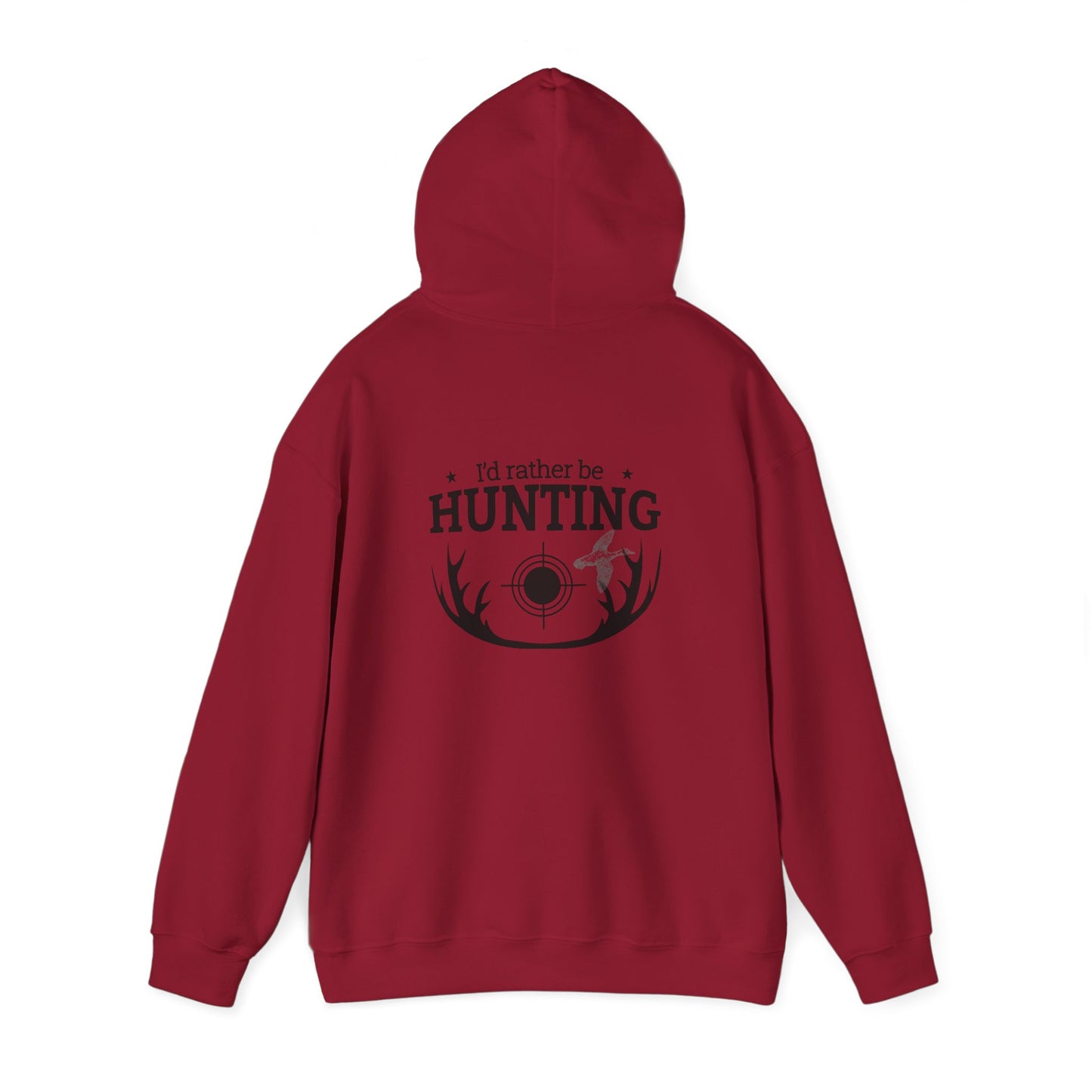 I'd Rather Be Hunting Unisex Heavy Blend Hoodie - Comfortable Outdoor Apparel