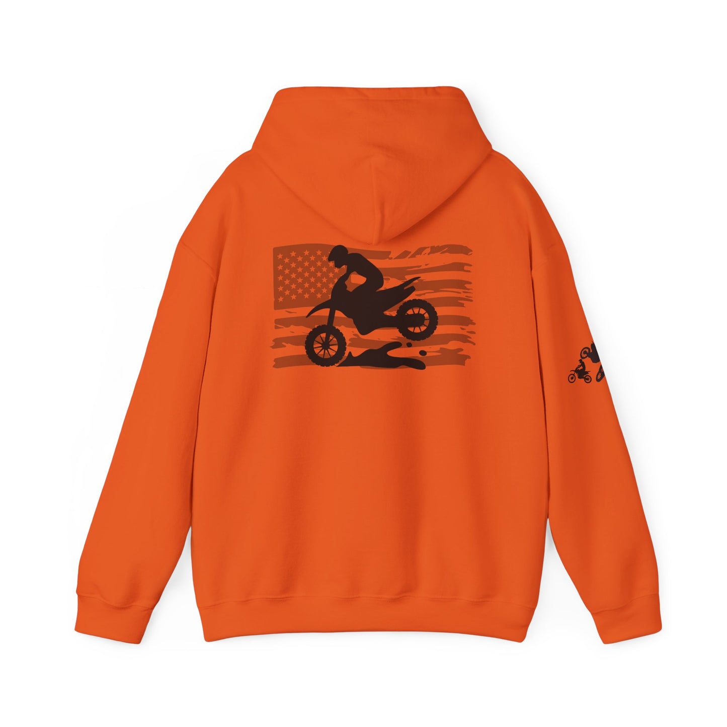 Race Dad Unisex Heavy Blend™ Hoodie - Perfect Gift for Motorbike Enthusiasts