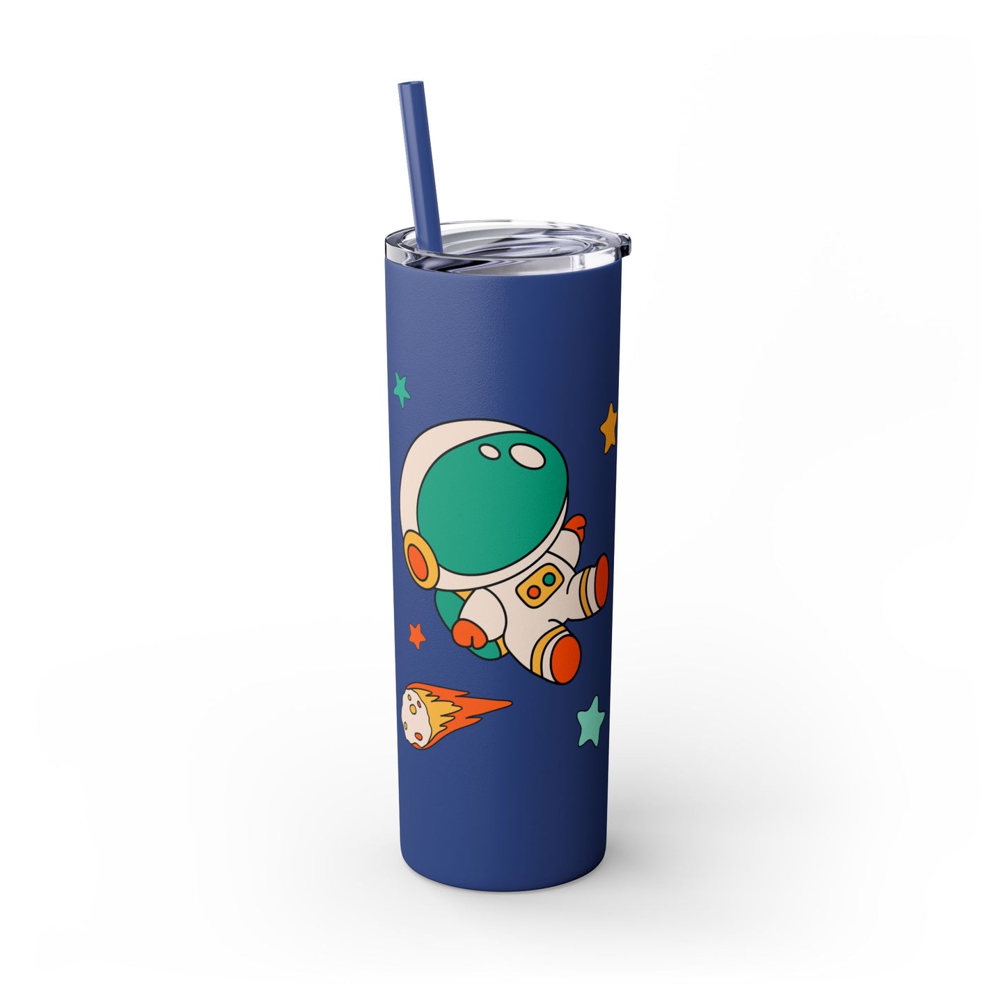 Go to the Stars Skinny Tumbler with Straw - 20oz Space Theme Drinkware