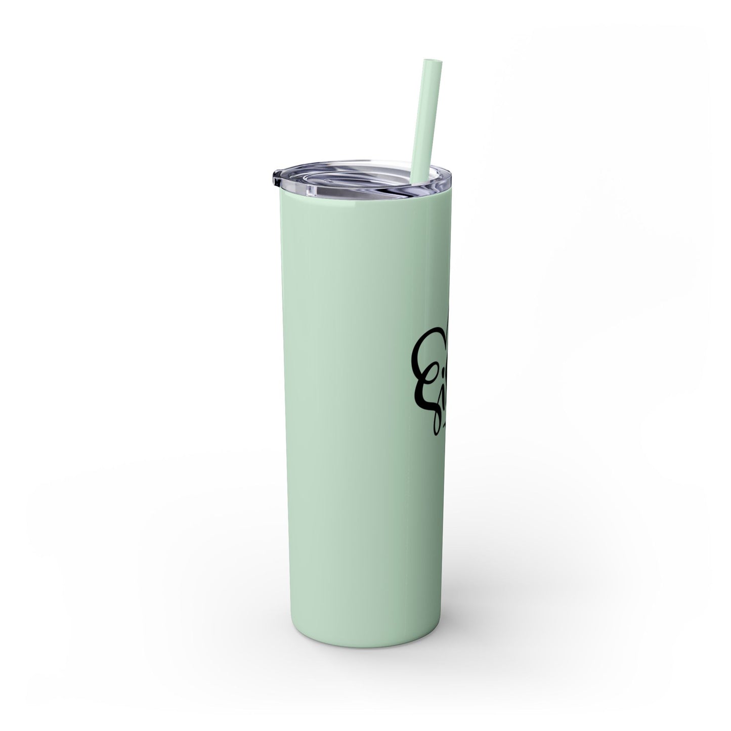 Sister Love Skinny Tumbler with Straw - 20oz Travel Mug