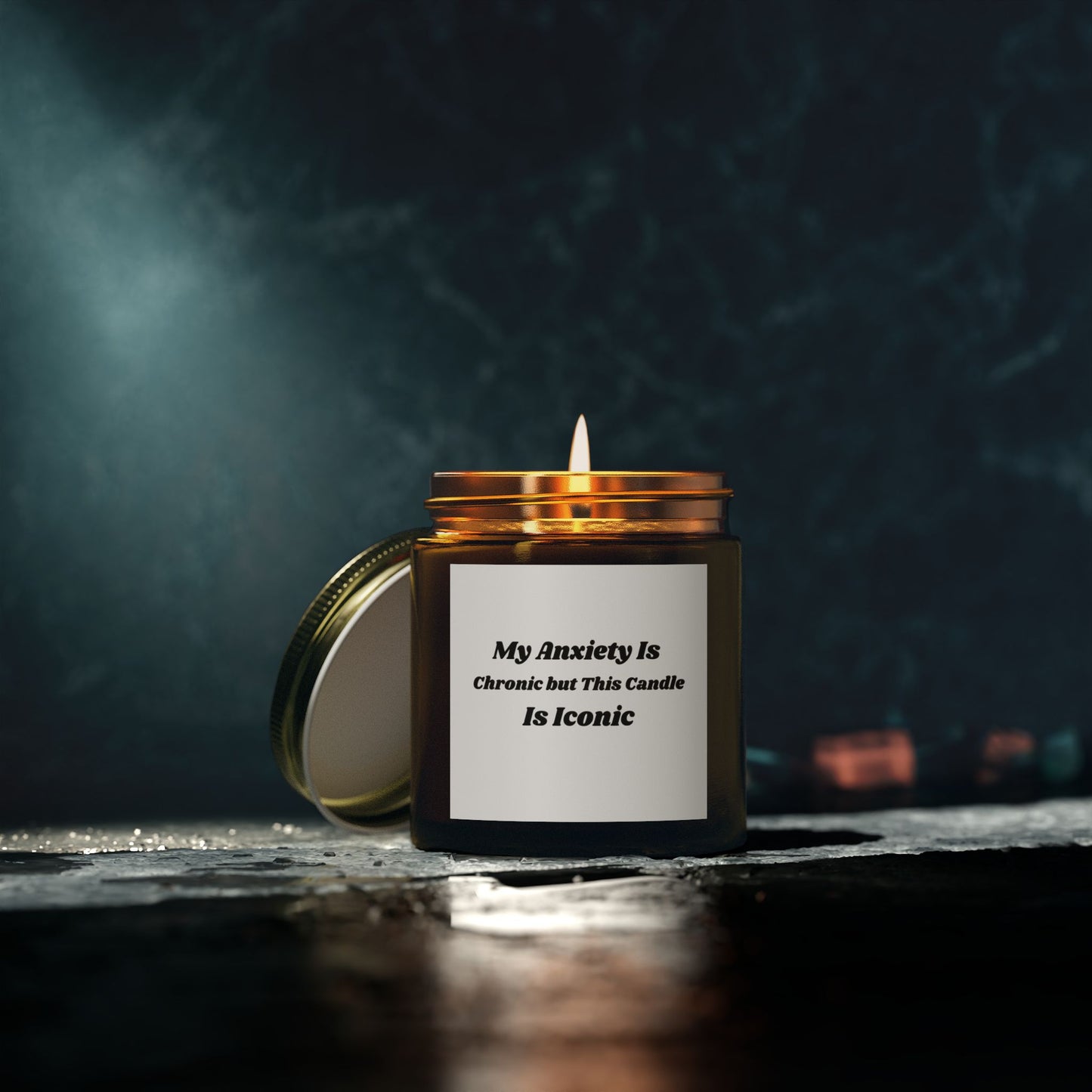 My Anxiety Is Chronic but This Candle Is Iconic - Scented Soy Candle (4oz & 9oz)