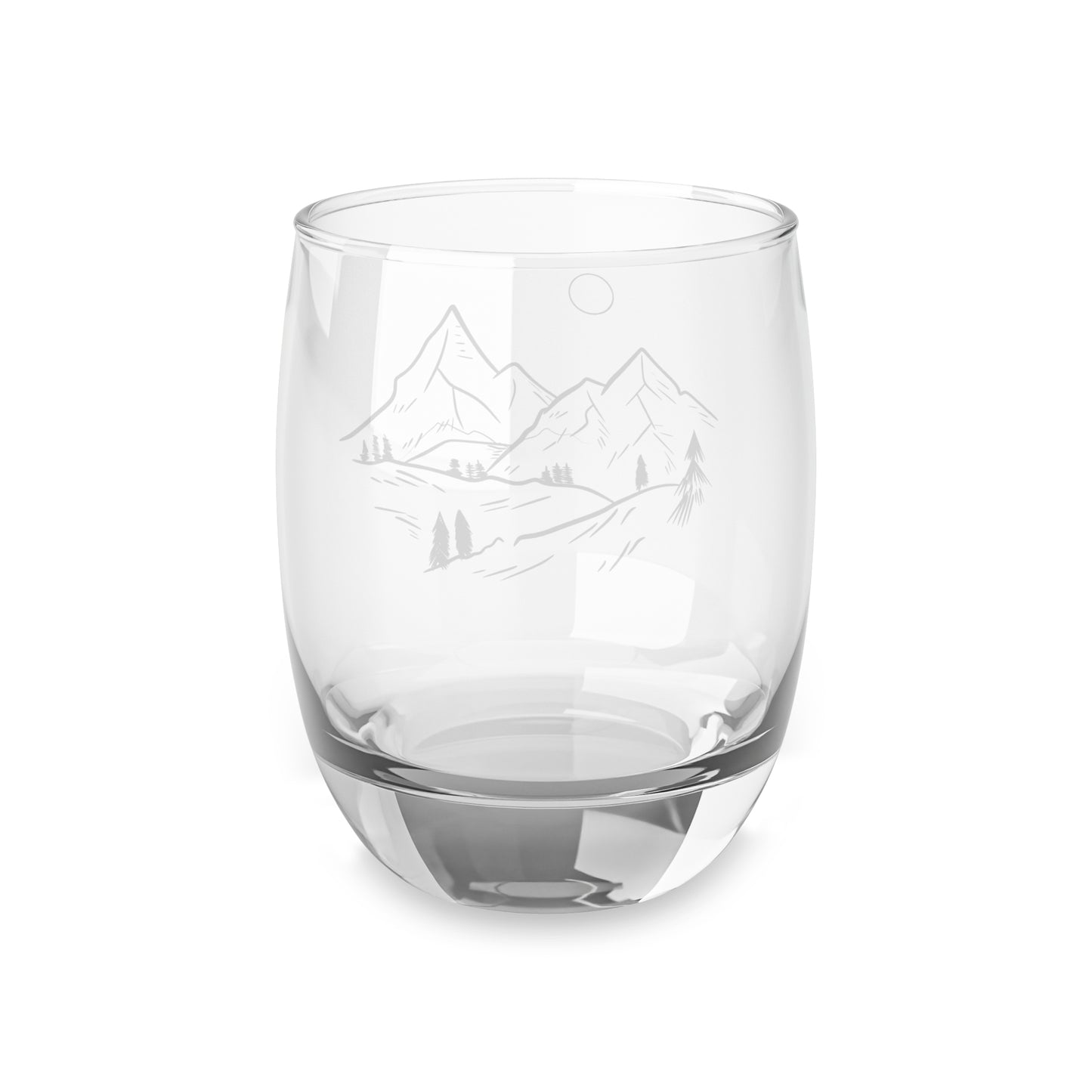 Mountain Landscape Whiskey Glass – Perfect for Nature Lovers & Outdoor Enthusiasts