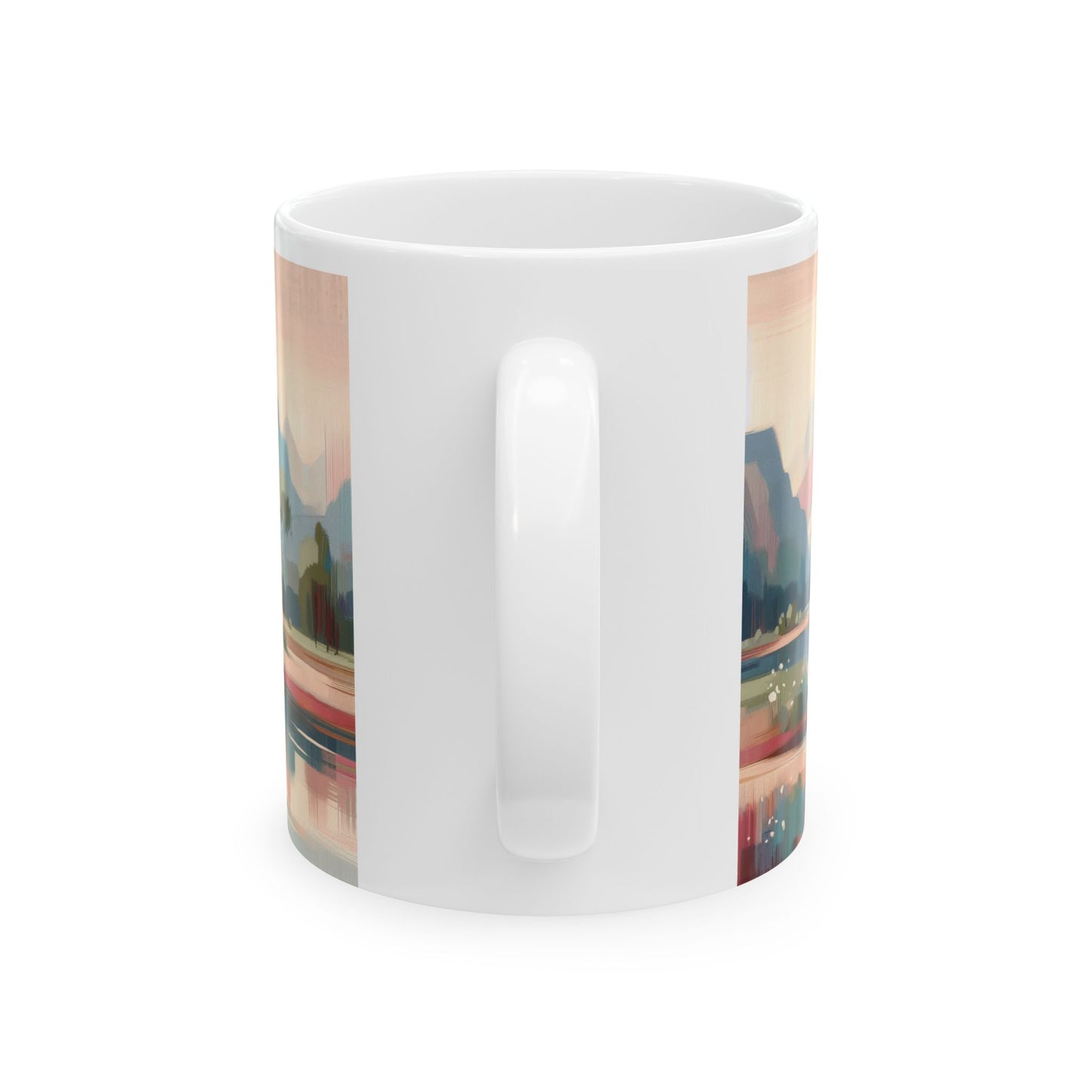 Serene Landscape Ceramic Mug - Perfect for Nature Lovers