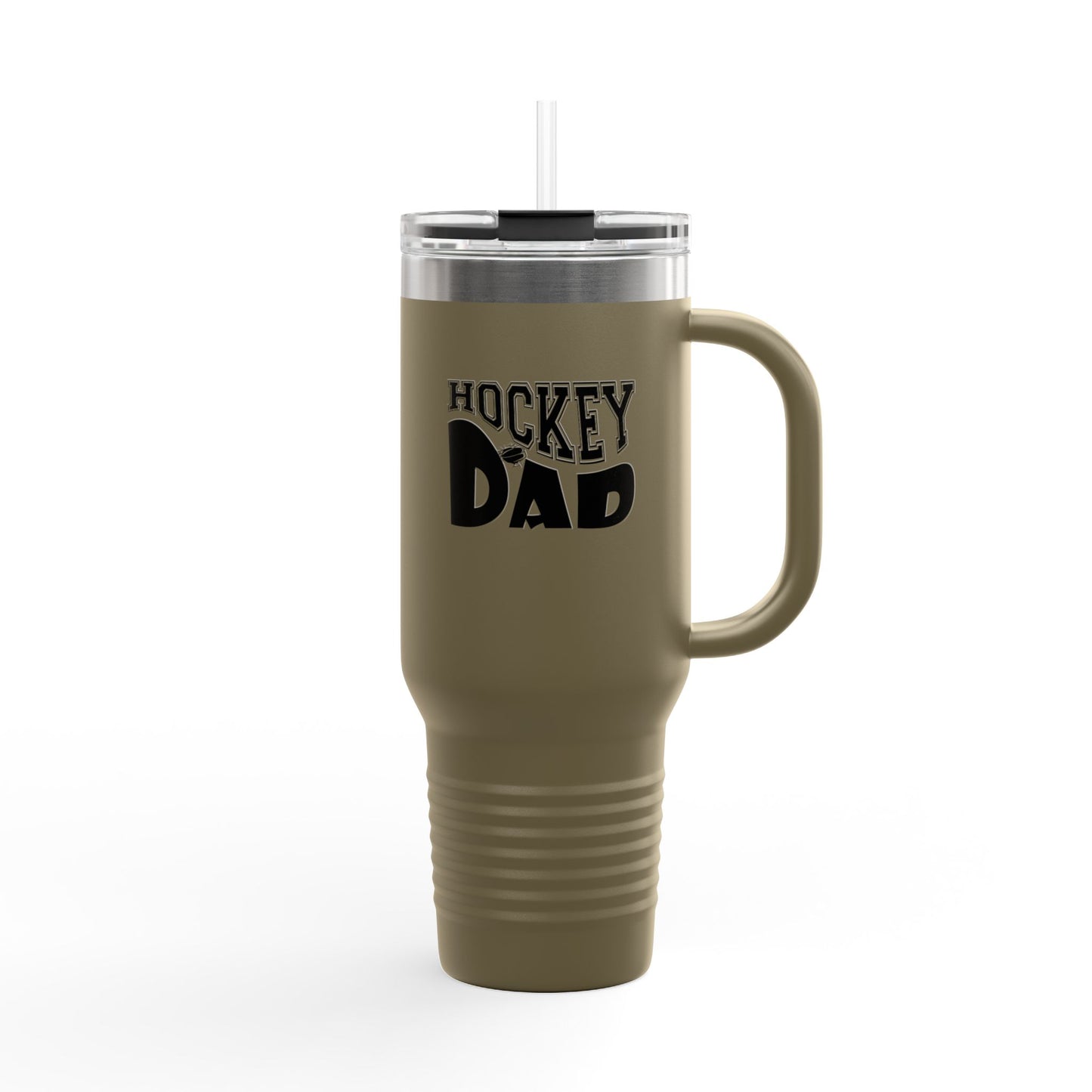 Hockey Dad Insulated Travel Mug - 40oz Tumbler for Dads on the Go