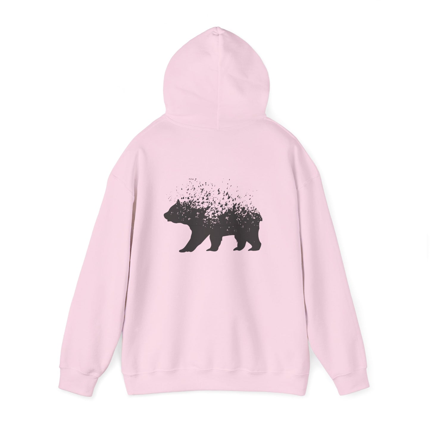 Nature-Inspired Bear Hoodie | Unisex Heavy Blend™ Sweatshirt | Cozy Forest Design