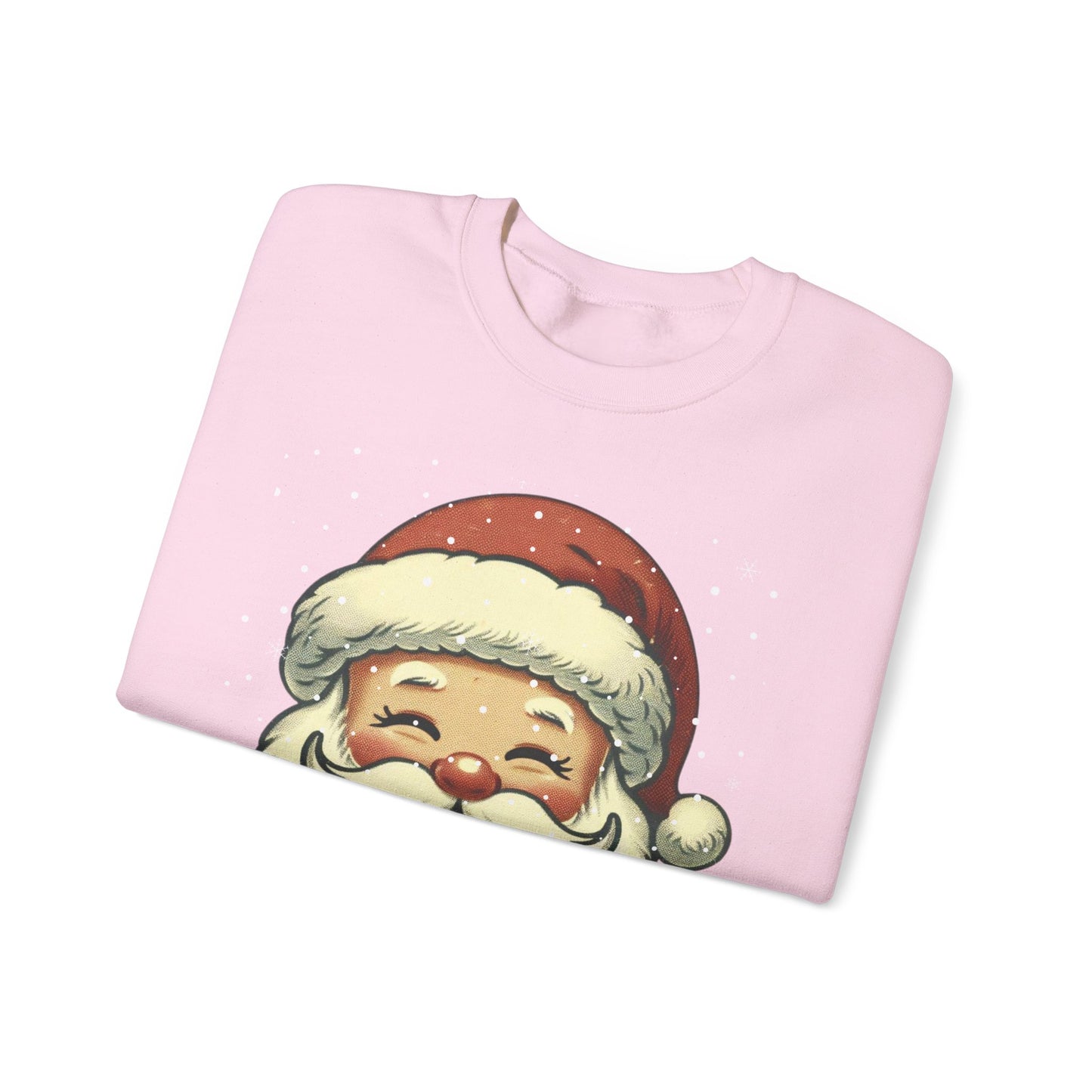 Vintage Santa Face Unisex Heavy Blend™ Crewneck Sweatshirt