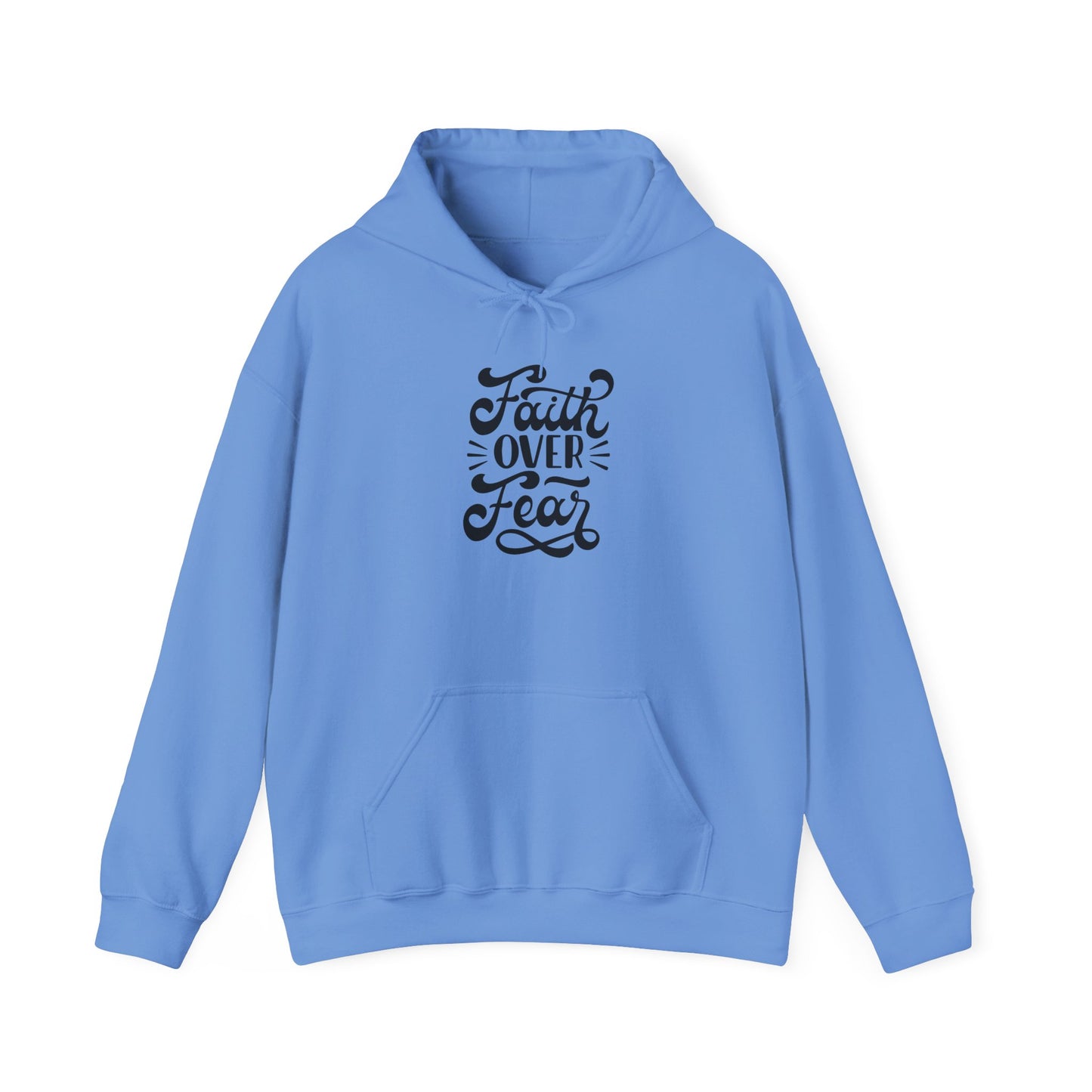 Faith Over Fear Unisex Hoodie – Inspirational Heavy Blend Sweatshirt