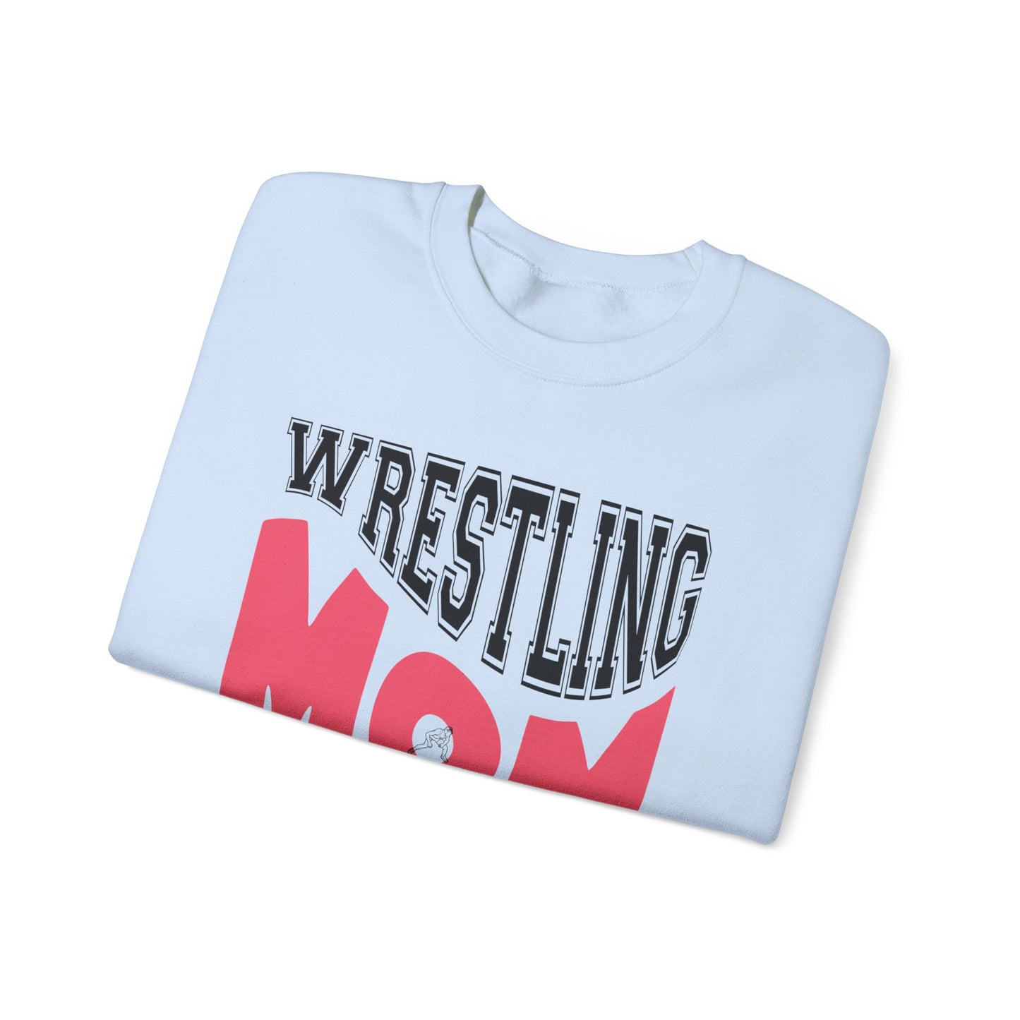 Wrestling Mom Sweatshirt - Unisex Heavy Blend Crewneck - Perfect Gift for Moms