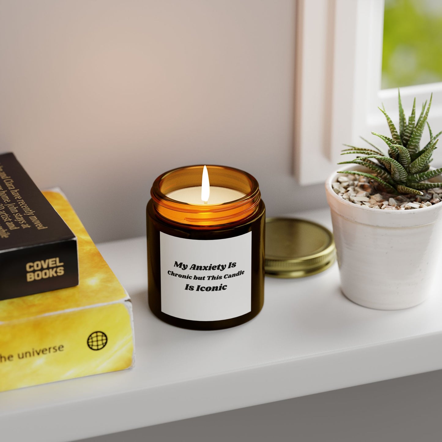 My Anxiety Is Chronic but This Candle Is Iconic - Scented Soy Candle (4oz & 9oz)