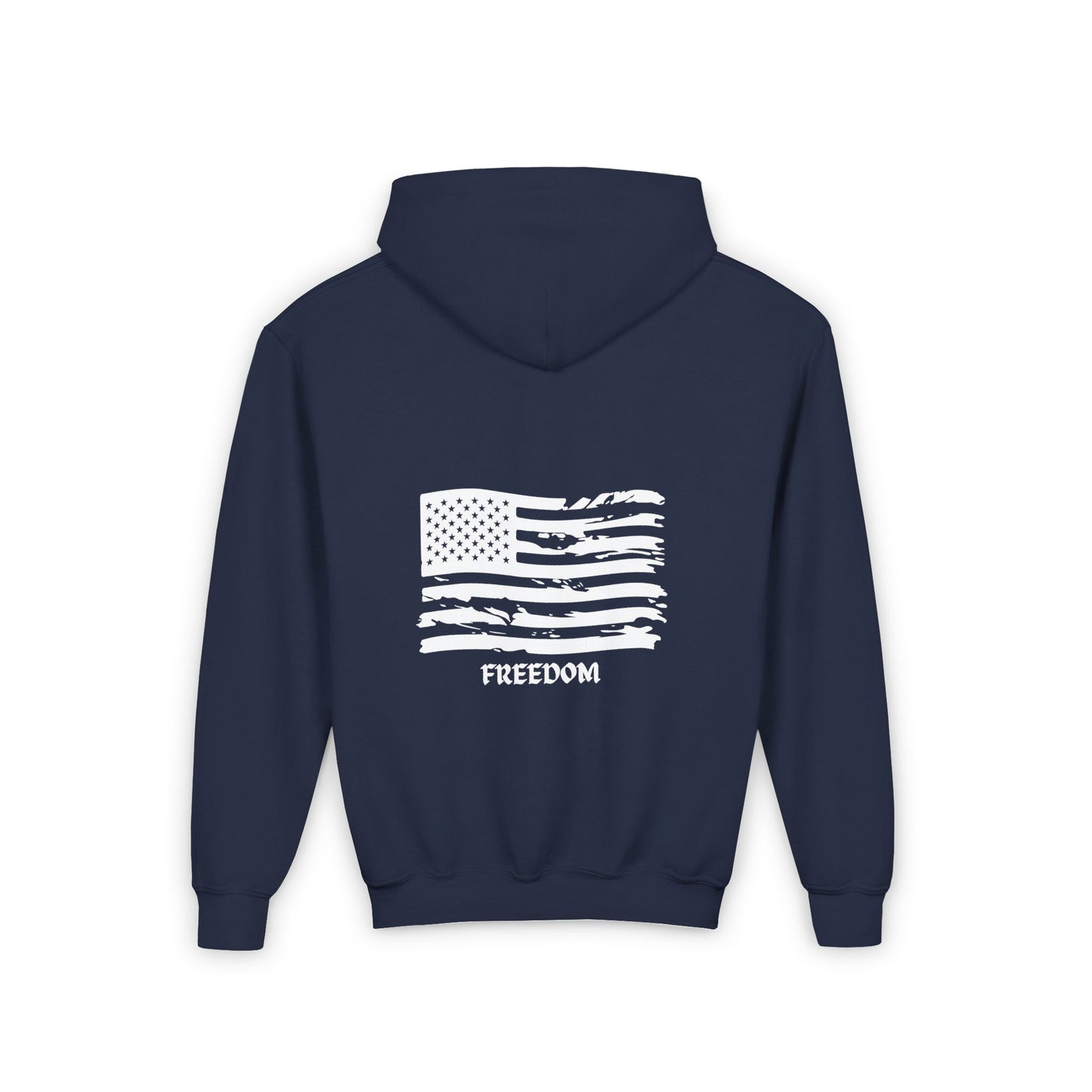 Crossed Guns Design - Youth Heavy Blend Hooded Sweatshirt