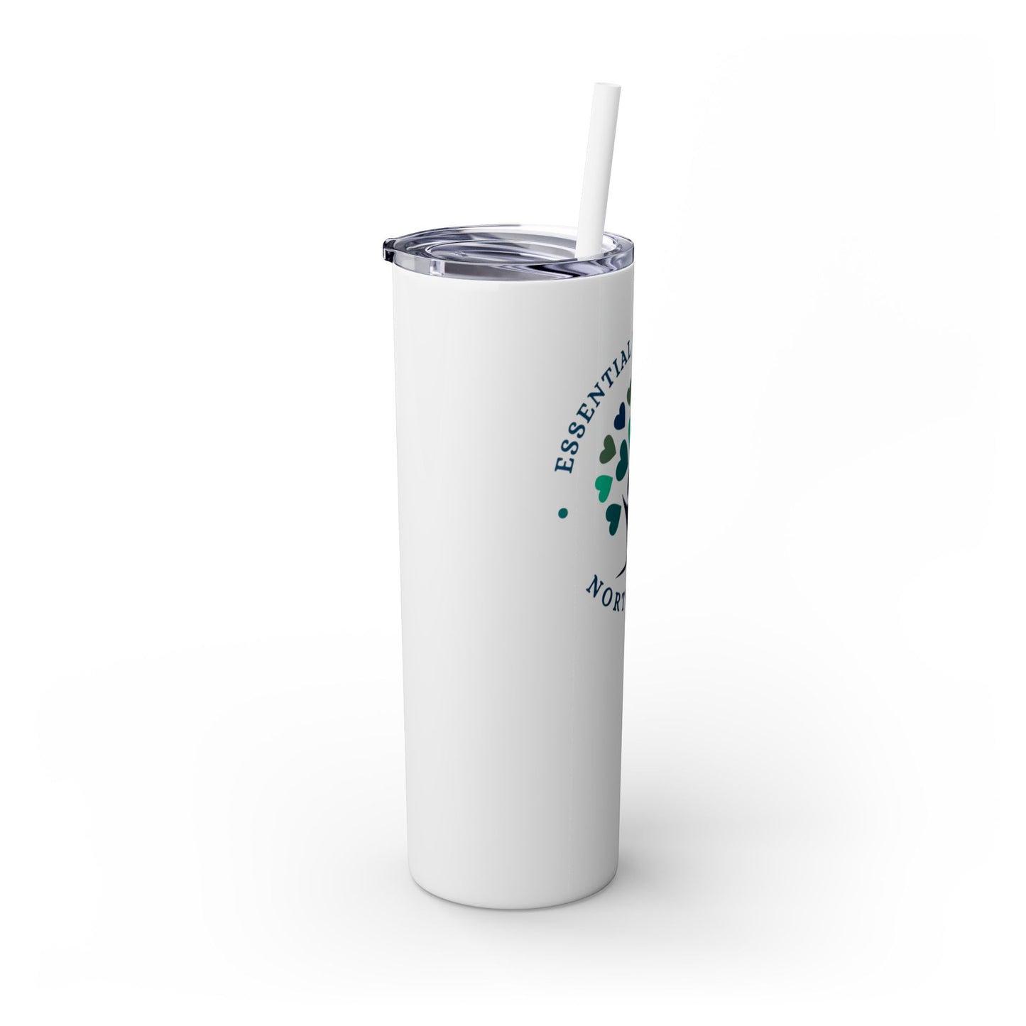 * Custom * Essential Home Care 20oz Skinny Tumbler with Straw