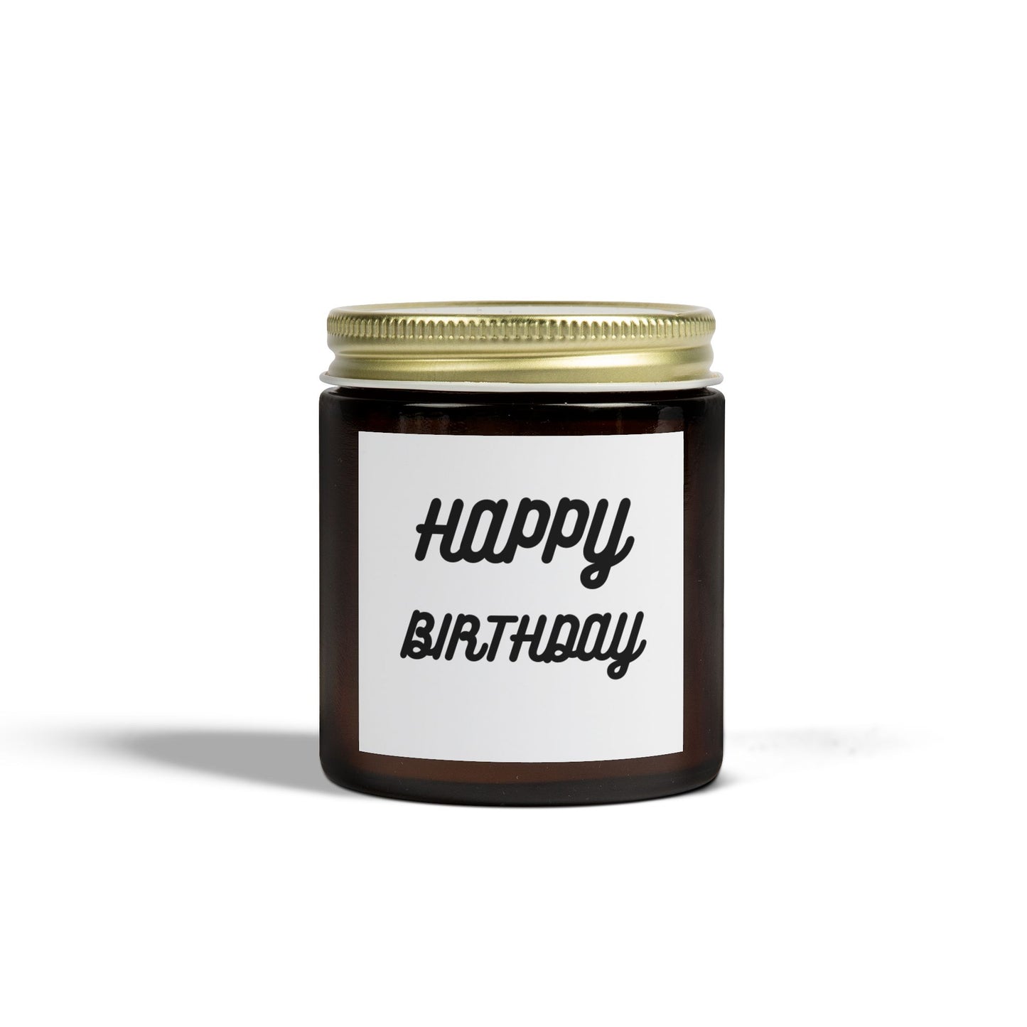 Happy Birthday Scented Candle - Coconut Apricot Wax (4oz, 9oz)