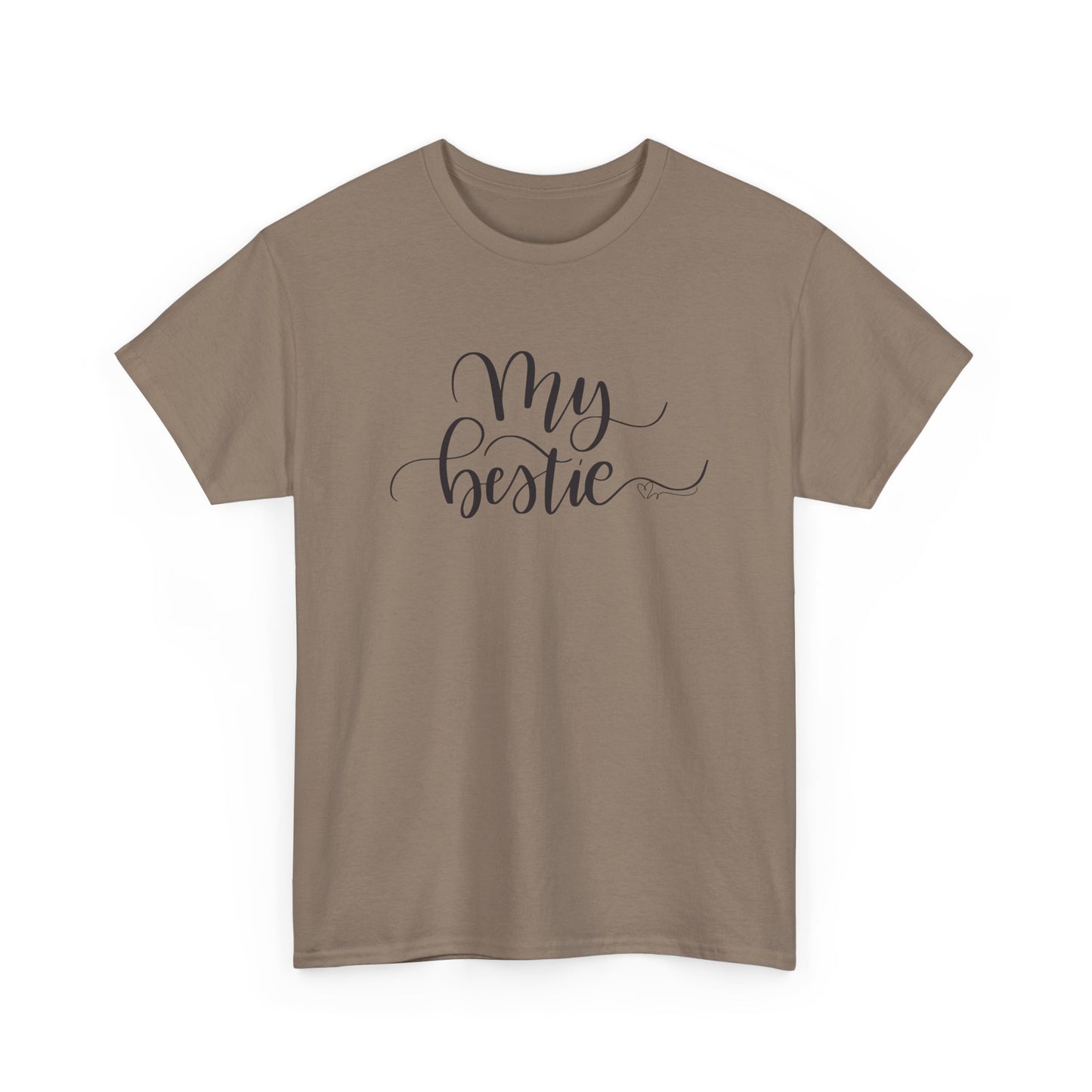 My Bestie Unisex Heavy Cotton Tee - Perfect Gift for Friends!