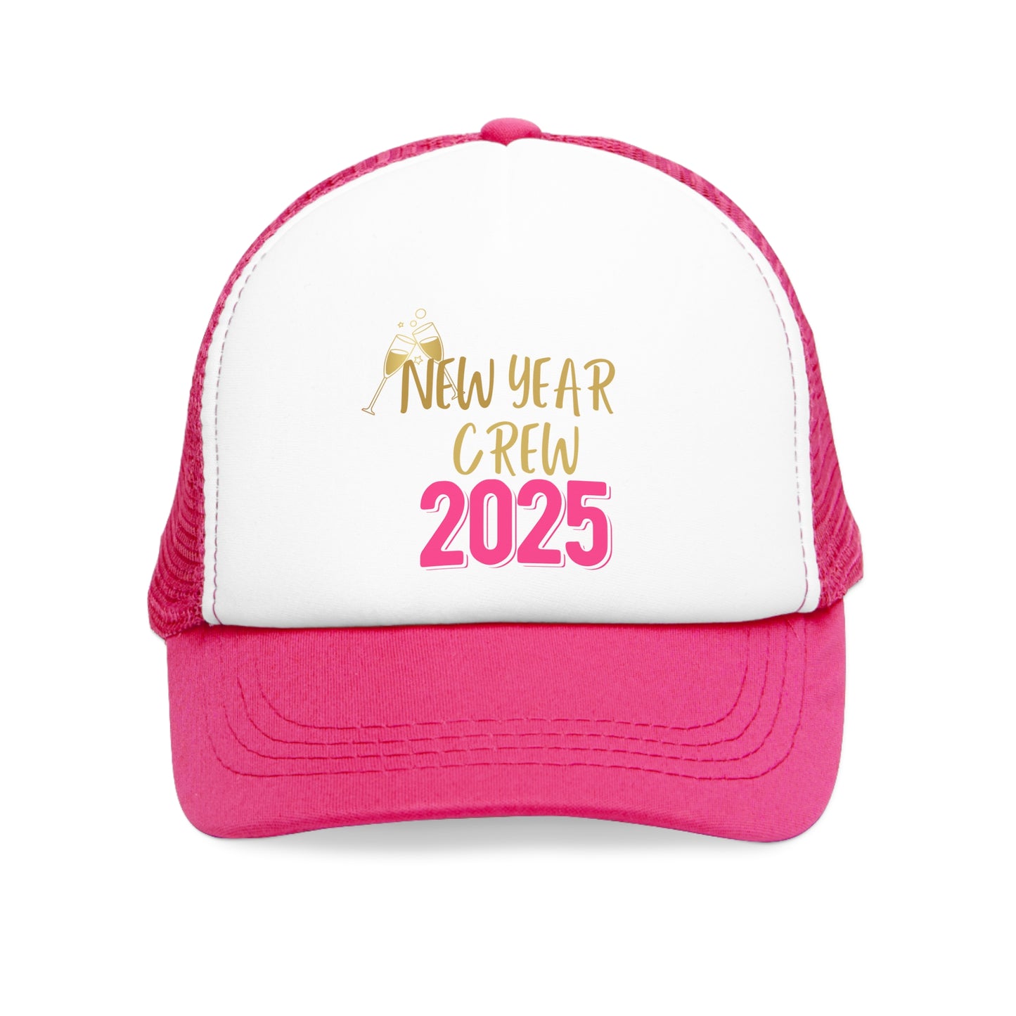 New Year Crew 2025 Mesh Cap - Celebrate in Style!