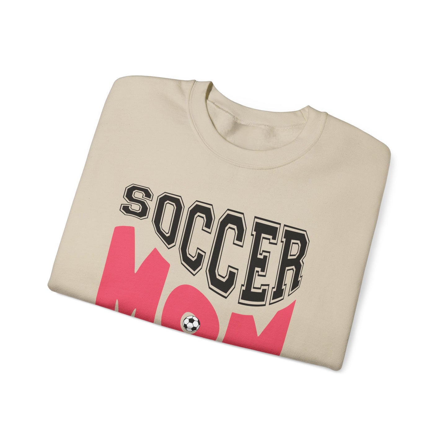 Soccer Mom Crewneck Sweatshirt - Comfortable & Stylish Gift for Active Moms