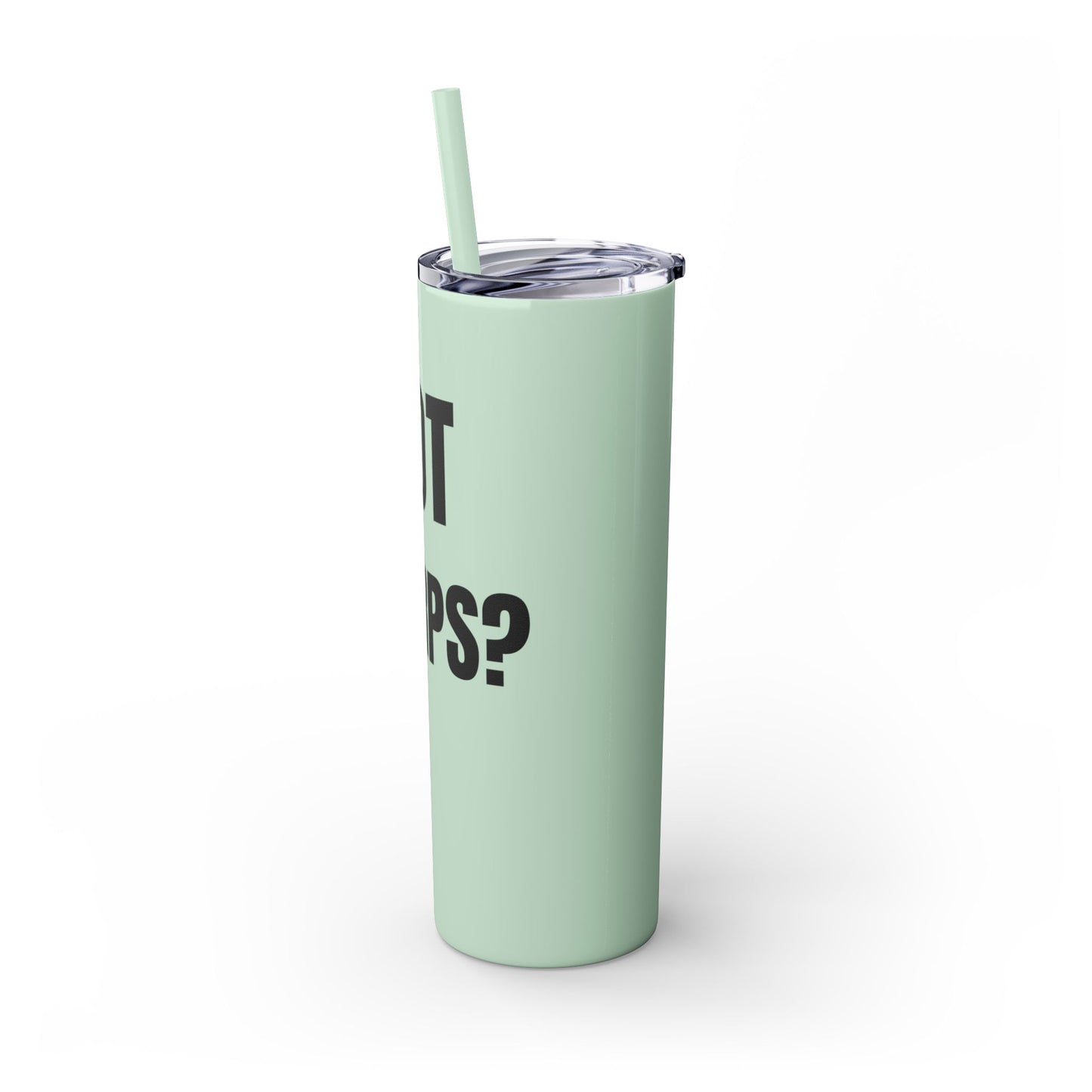 Got Chirps? Hockey Skinny Tumbler with Straw - Fun 20oz Drinkware