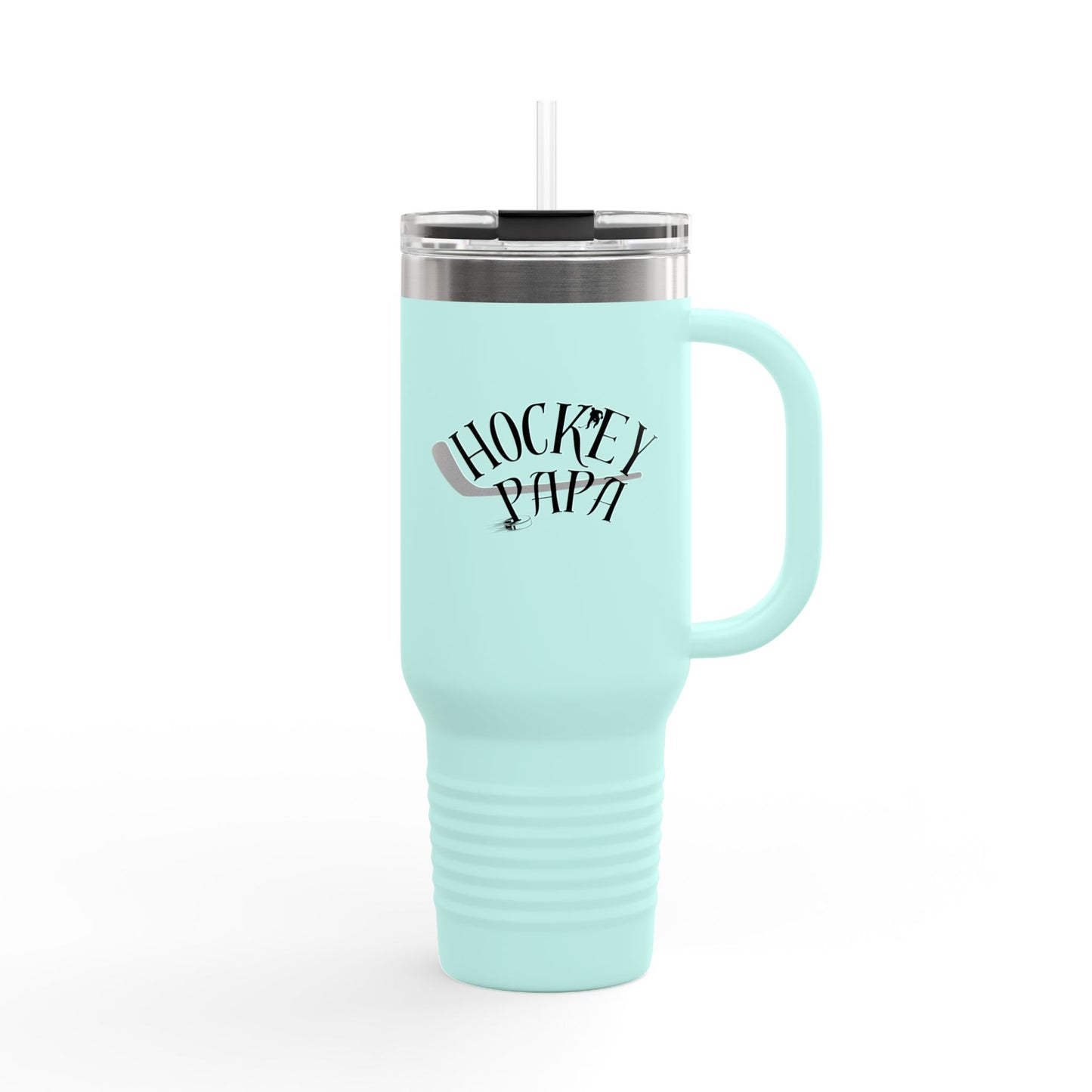 Hockey Papa Insulated Travel Mug - 40oz | Perfect Gift for Hockey Dads