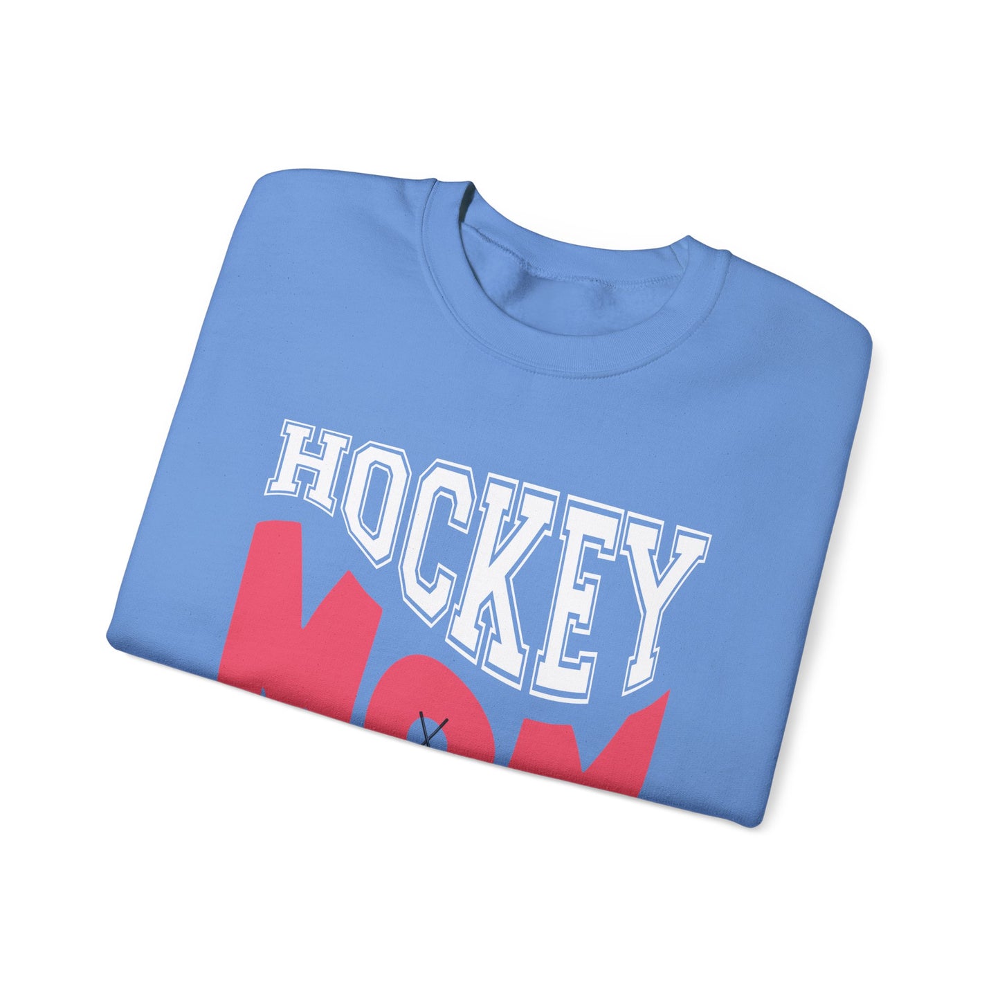 Hockey Mom Unisex Heavy Blend Crewneck Sweatshirt - Perfect Gift for Sports Enthusiasts