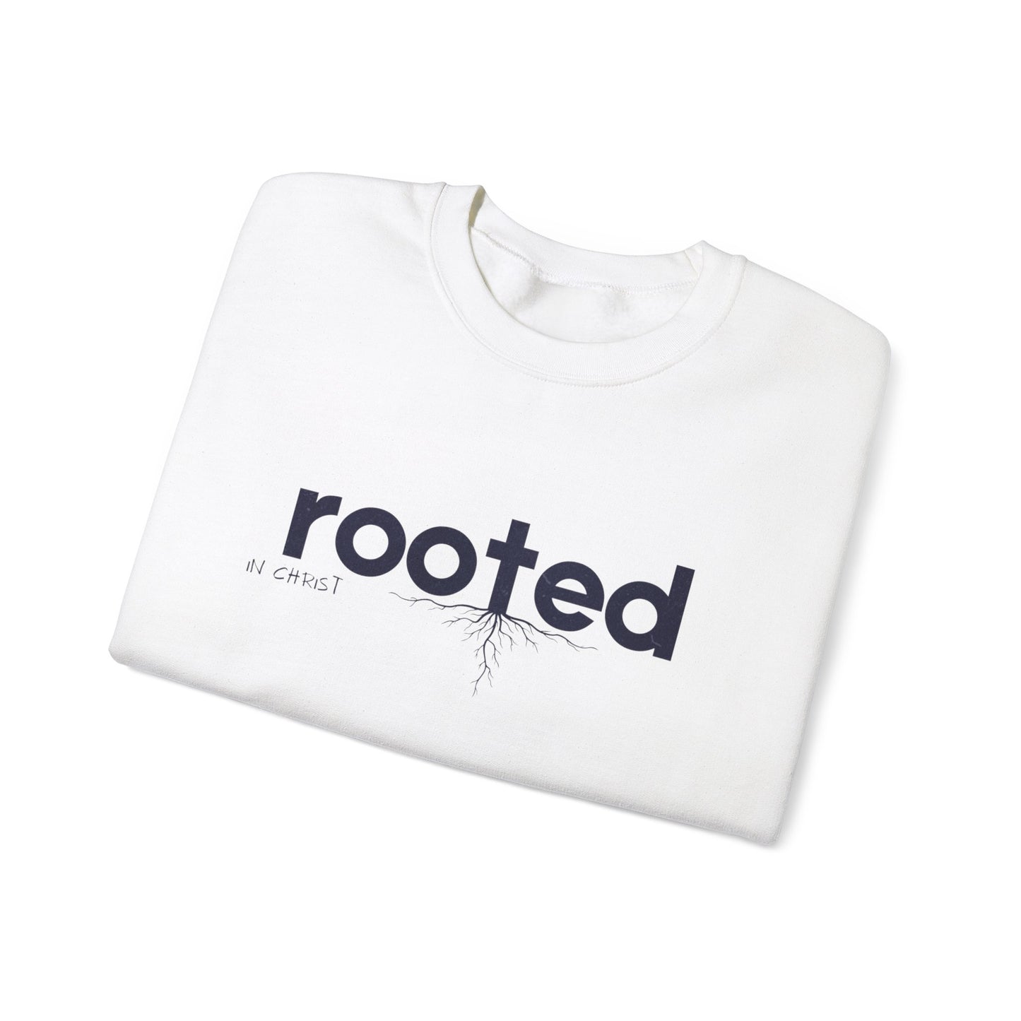 Rooted in Christ Sweatshirt - Unisex Heavy Blend™ Crewneck