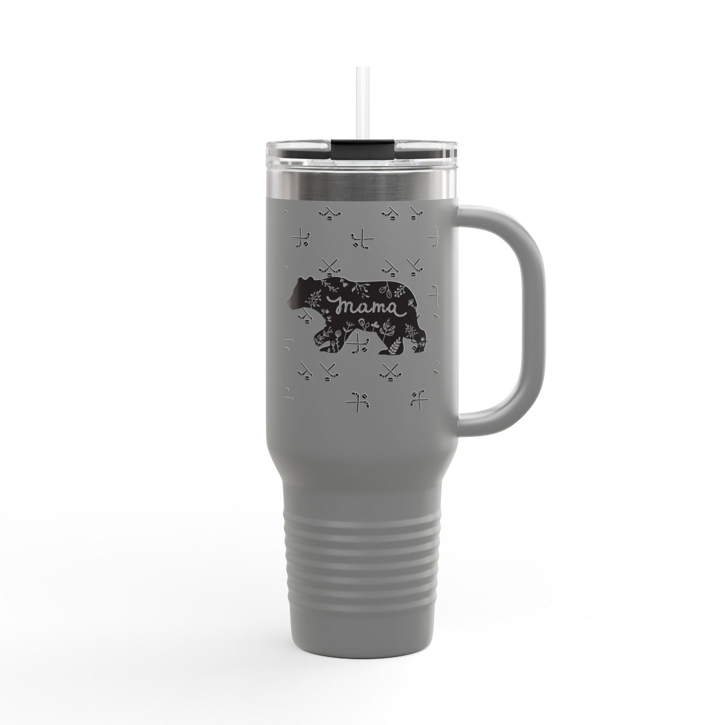 Mama Bear Hockey Fan 40oz "Mama" Design - Perfect for Moms on the Go