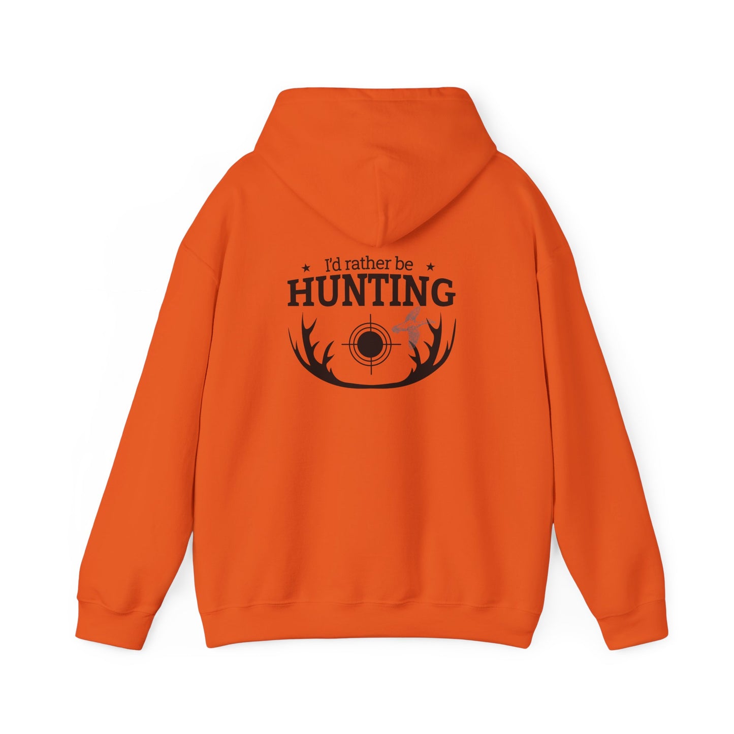 I'd Rather Be Hunting Unisex Heavy Blend Hoodie - Comfortable Outdoor Apparel