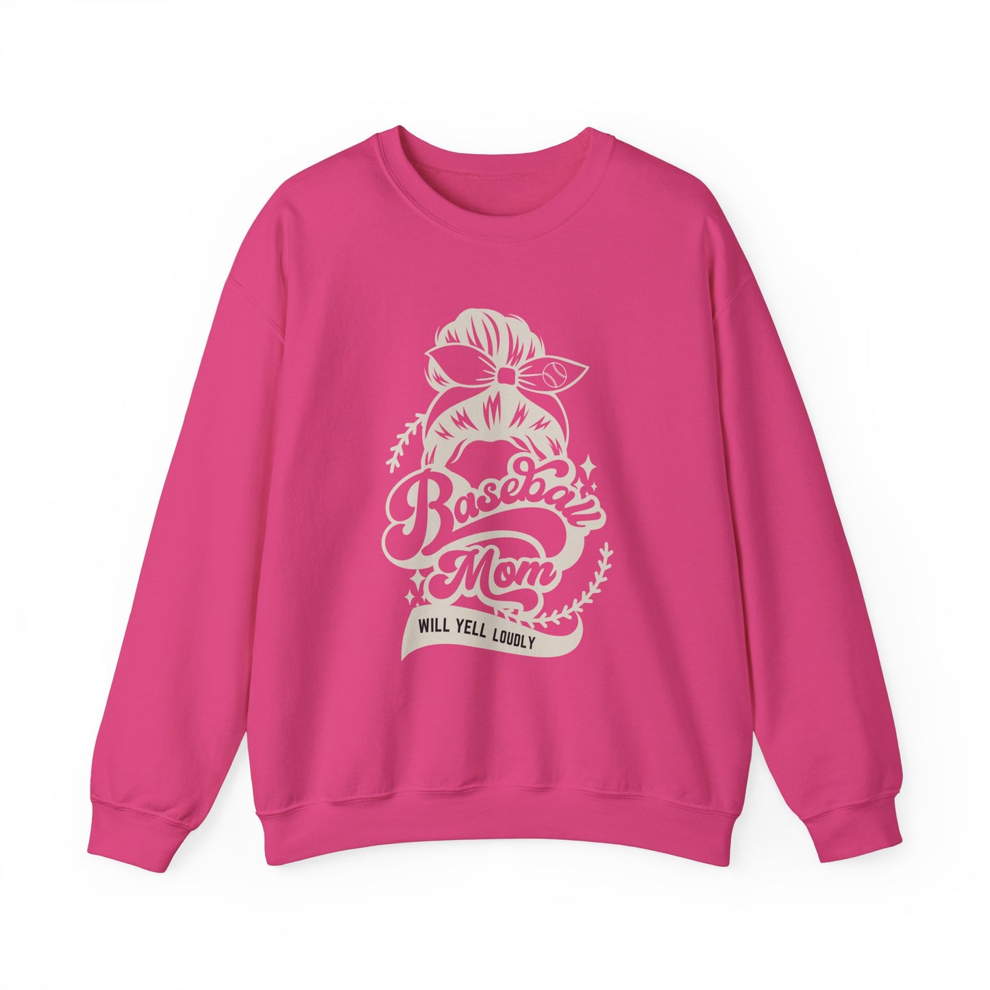 Baseball Mom Unisex Heavy Blend™ Crewneck Sweatshirt