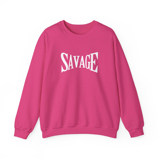 Savage - Unisex Heavy Blend™ Cozy Crewneck Sweatshirt - Perfect for Casual Days and Celebrations