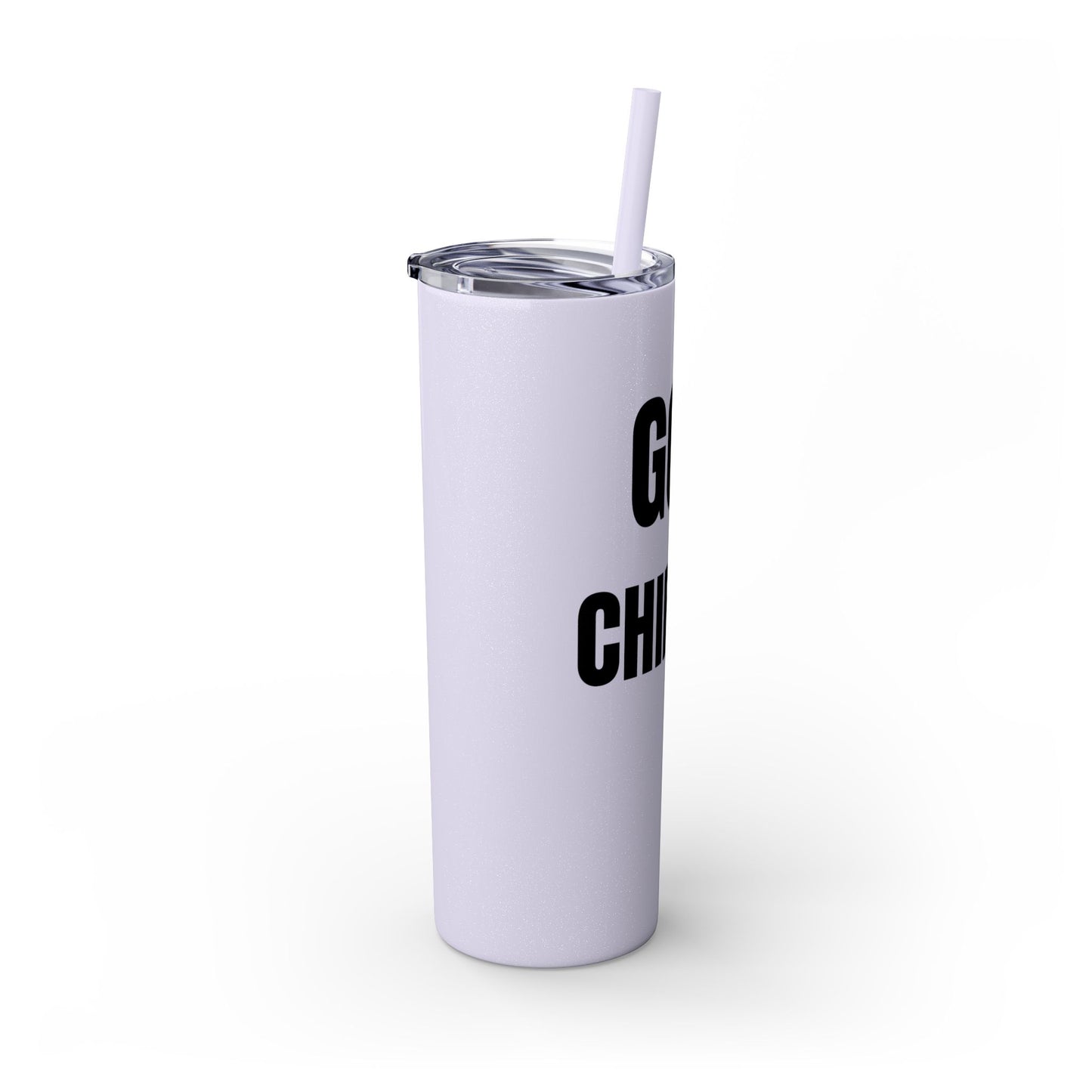 Got Chirps? Hockey Skinny Tumbler with Straw - Fun 20oz Drinkware