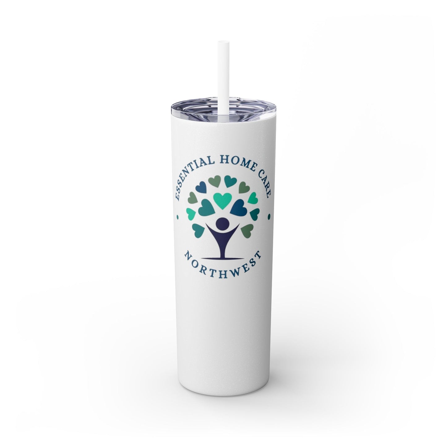 * Custom * Essential Home Care 20oz Skinny Tumbler with Straw