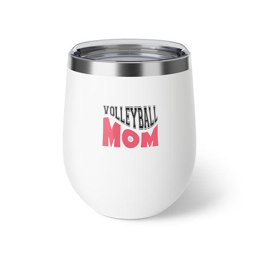 Volleyball Mom Insulated Cup - 12oz Stainless Steel Travel Mug