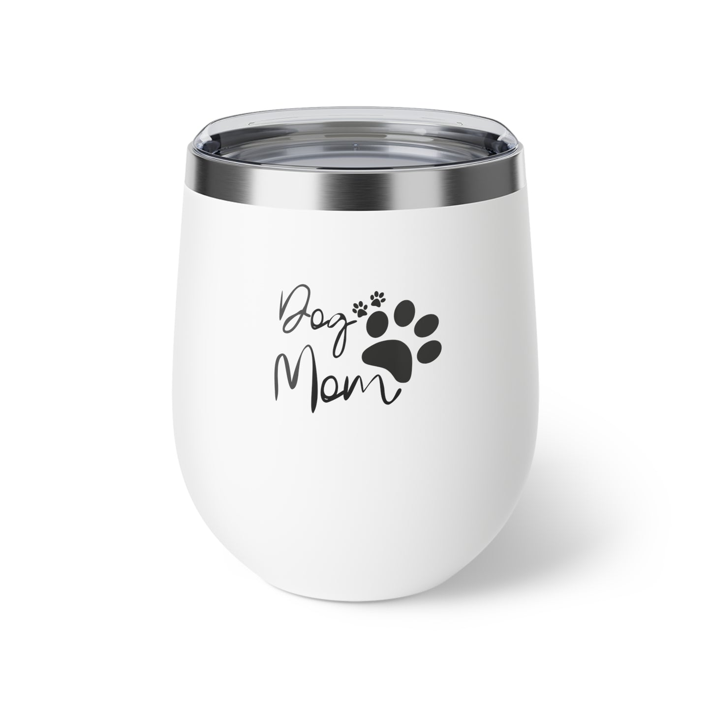 Dog Mom Copper Insulated Cup | 12oz Travel Mug for Pet Lovers