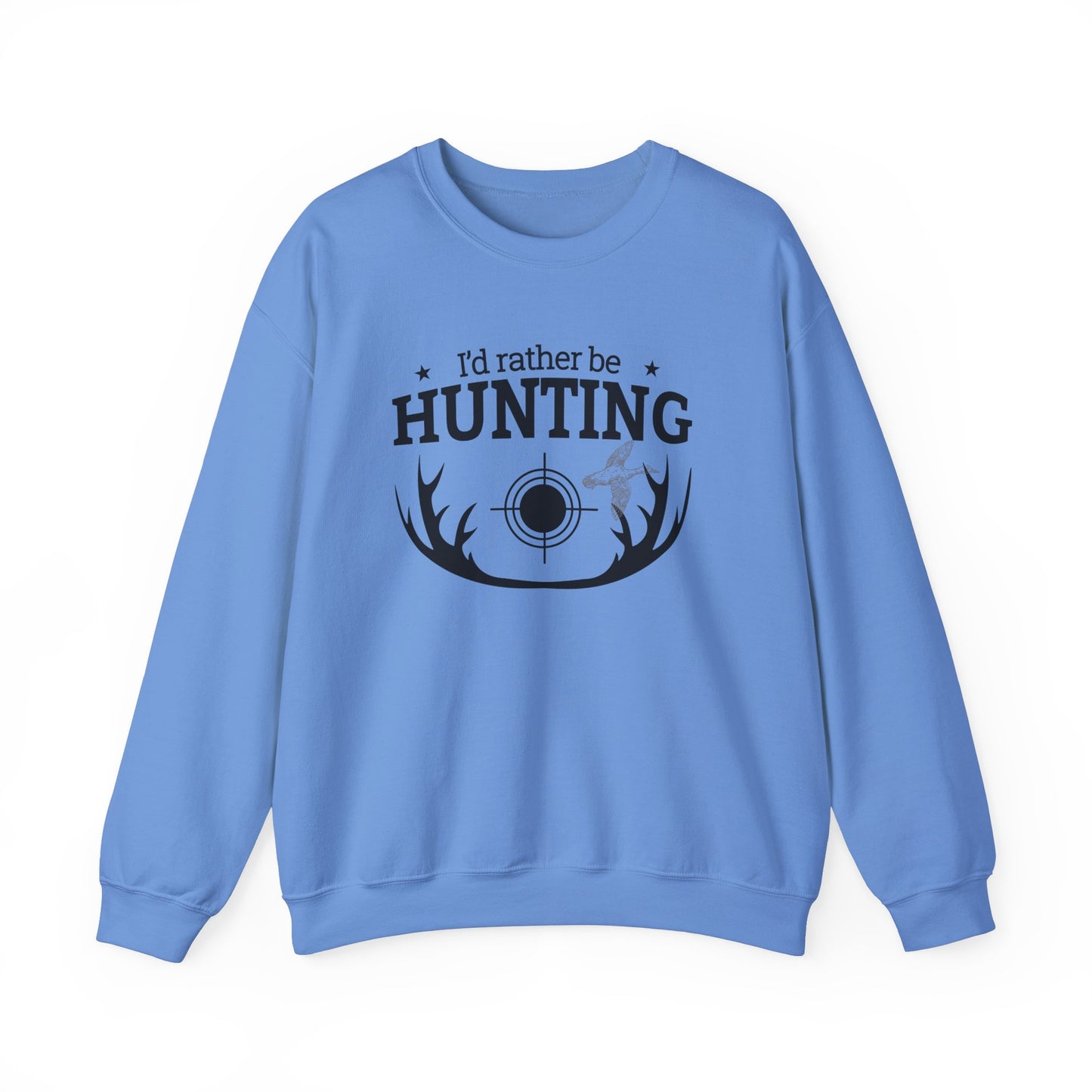 I'd Rather Be Hunting Unisex Crewneck Sweatshirt | Cozy Outdoor Apparel