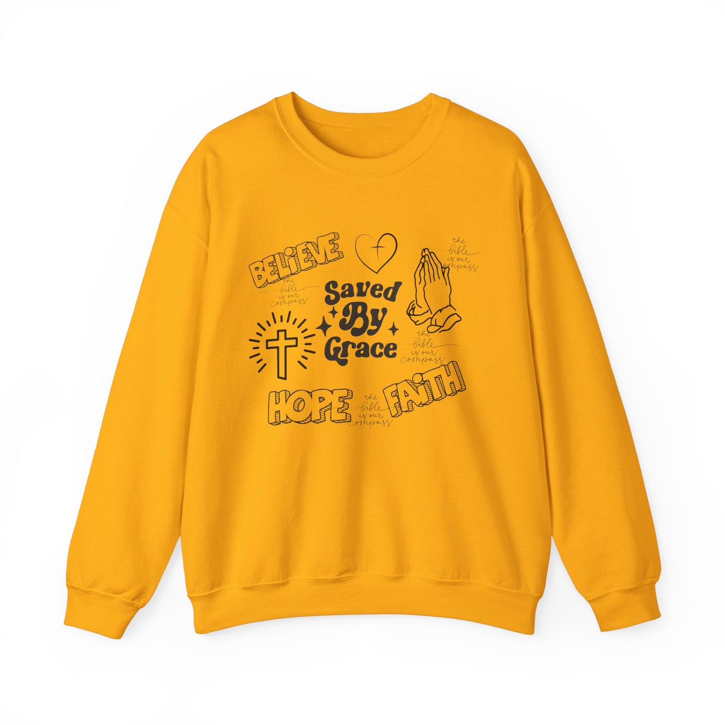 Faith & Grace Crewneck Sweatshirt - Unisex Heavy Blend™ - Perfect for Everyday Inspiration