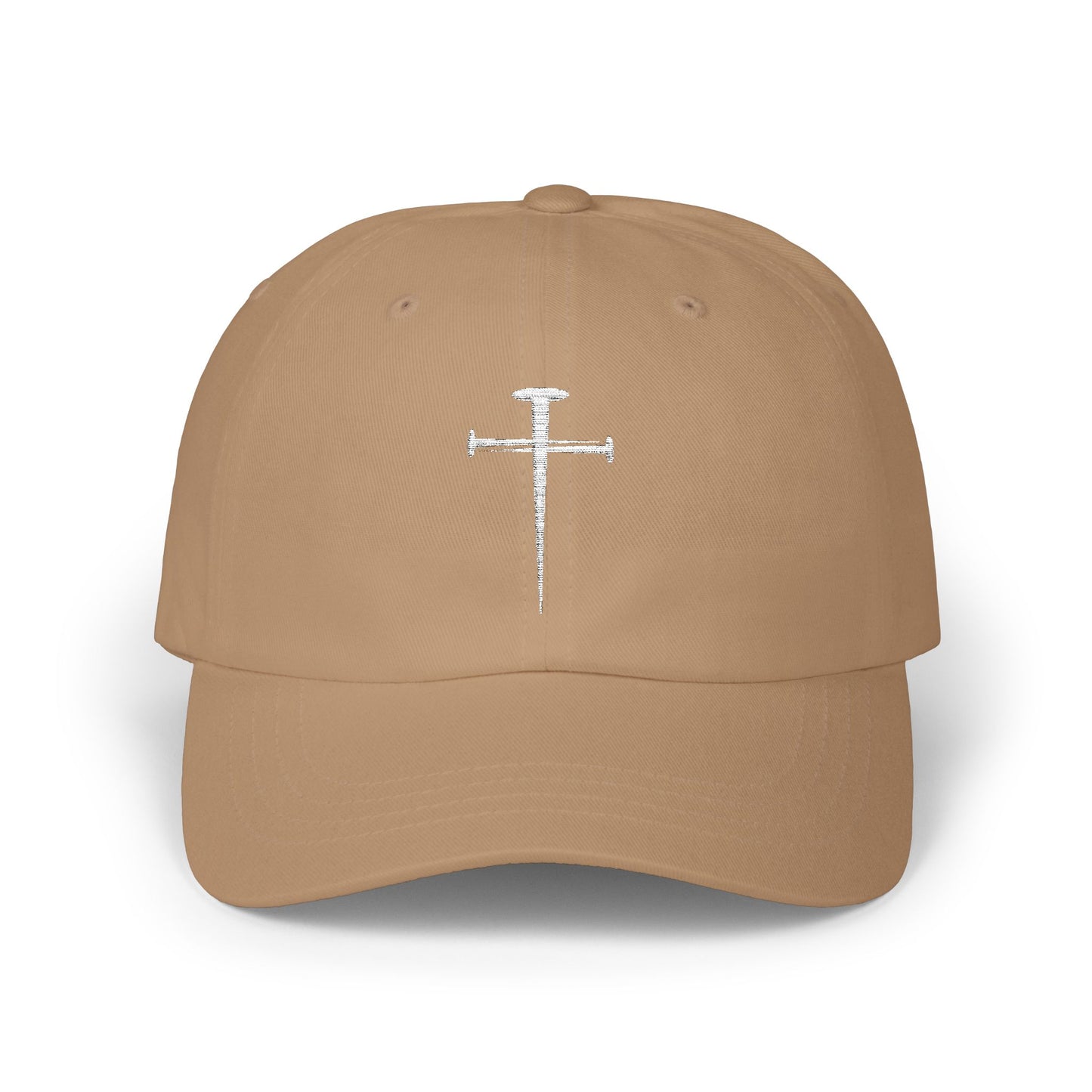 Classic Dad Cap with Cross Design - Casual Streetwear Hat for Everyday Style