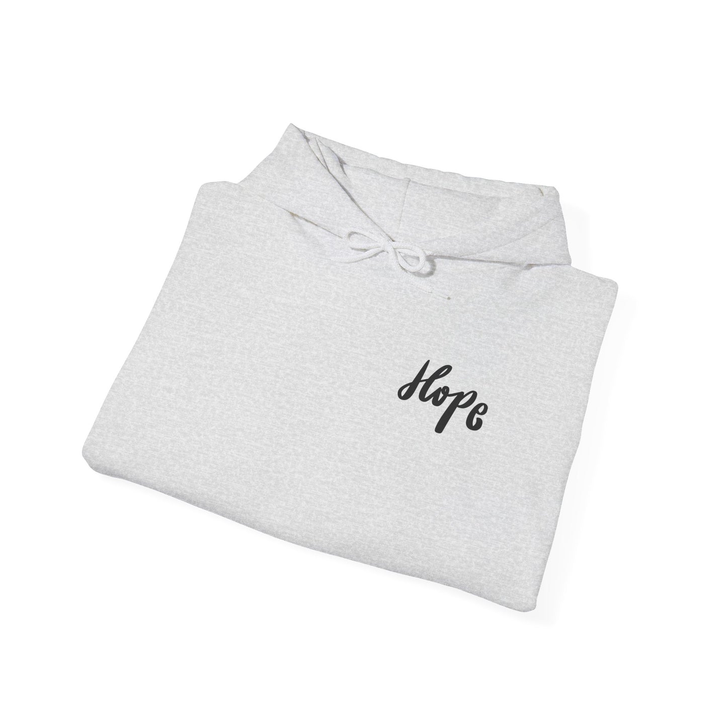 Hope & Faith Unisex Hooded Sweatshirt | Inspirational Graphic Hoodie