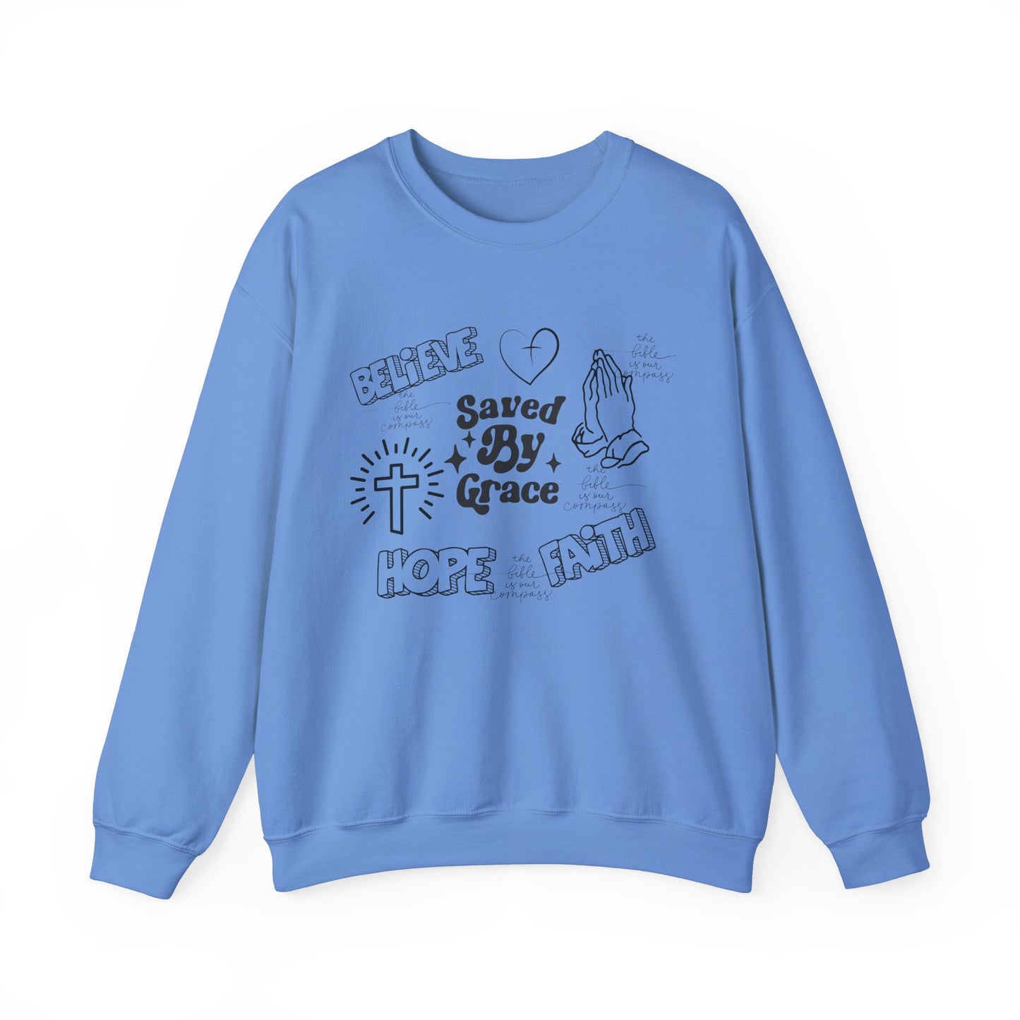 Faith & Grace Crewneck Sweatshirt - Unisex Heavy Blend™ - Perfect for Everyday Inspiration
